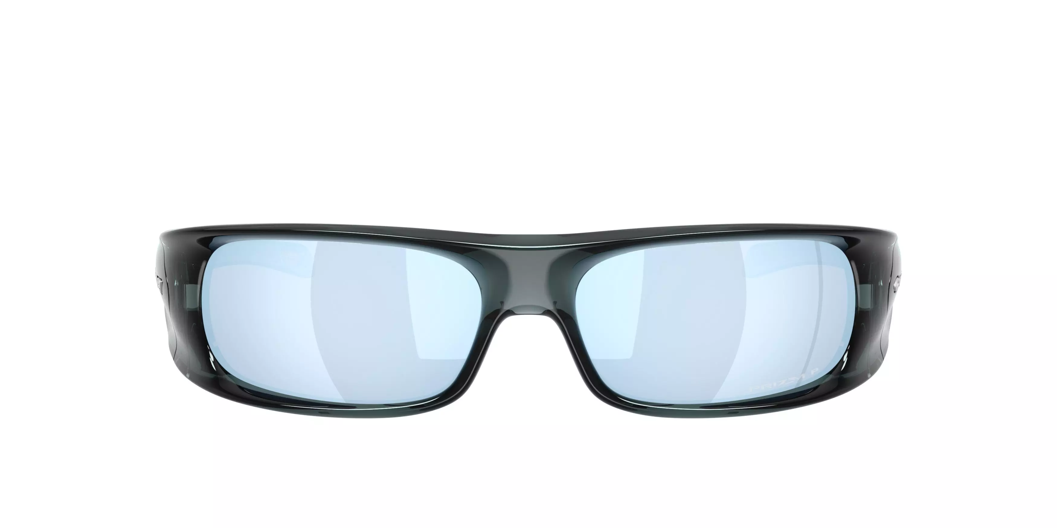 Oakley Highland Prizm Deep Water Polarized Sunglasses – Crystal Black - BLACK/BLUE