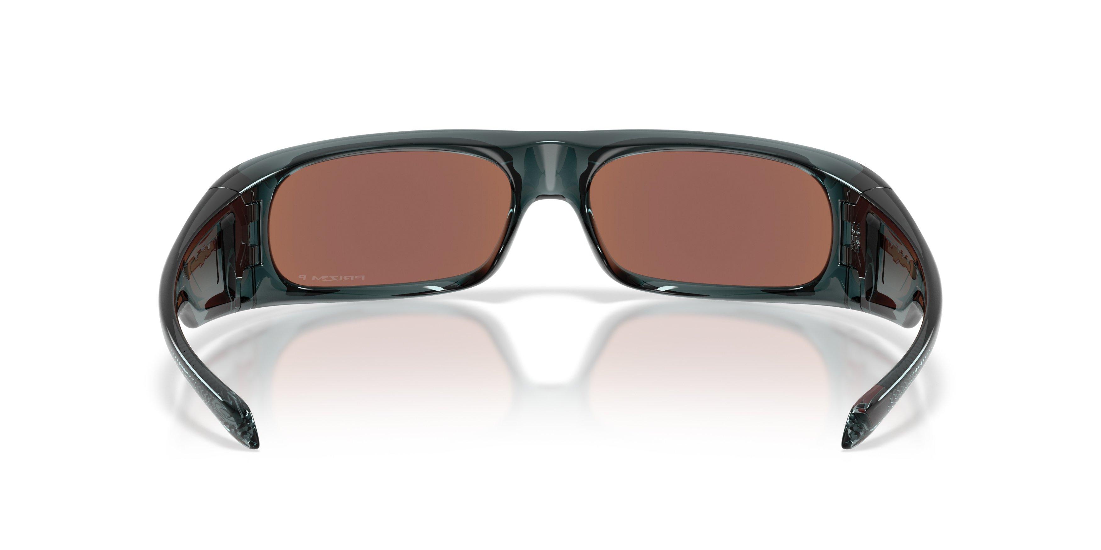 Oakley Highland Prizm Deep Water Polarized Sunglasses &ndash; Crystal Black - BLACK/BLUE Thumbnail View 3