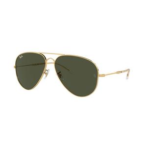 Ray-Ban Old Aviator Green Polarized Gold Metal Sunglasses