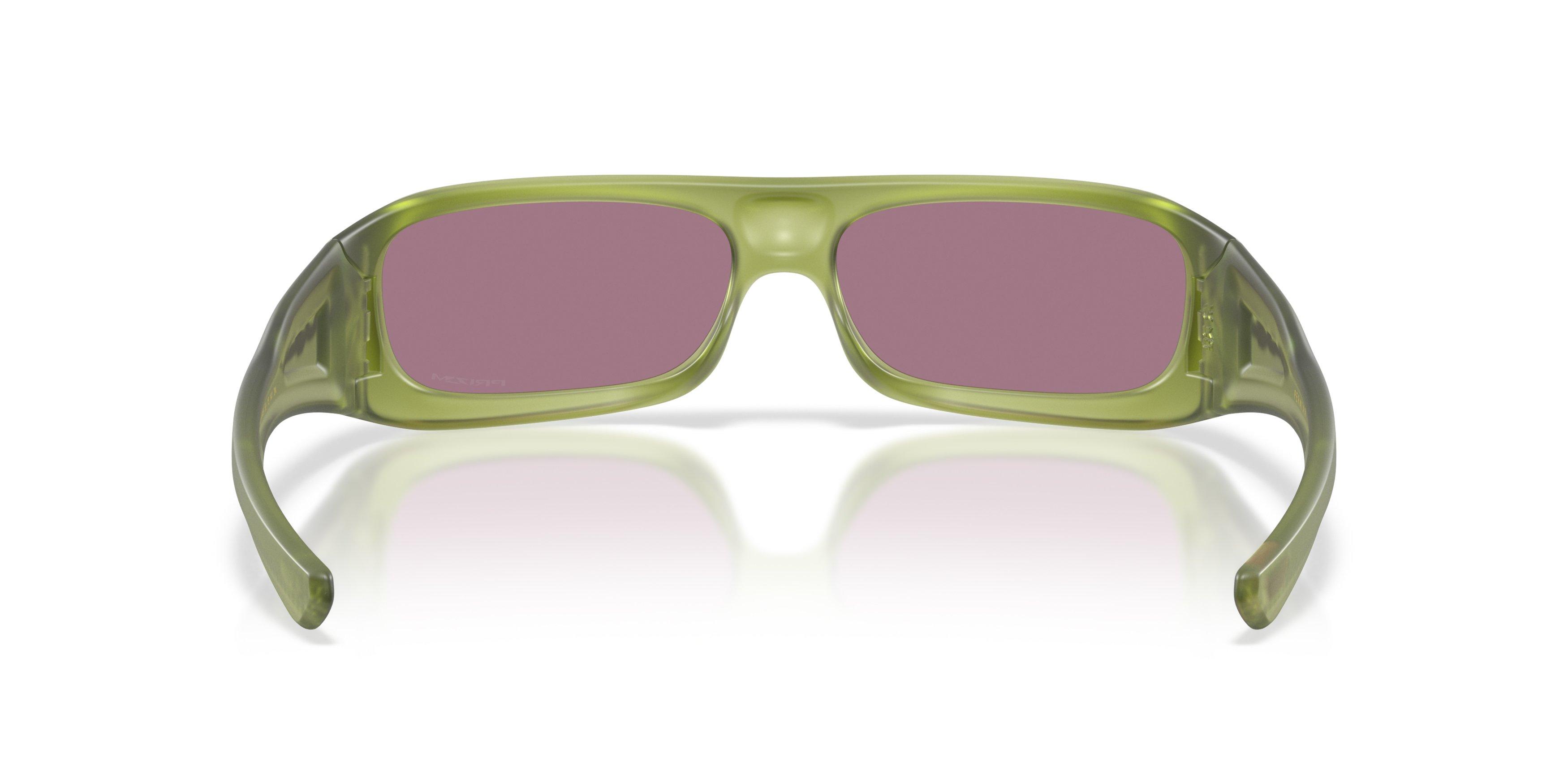 Oakley Permian Prizm Jade Sunglasses &ndash; Matte Trans Fern - GREEN Thumbnail View 3