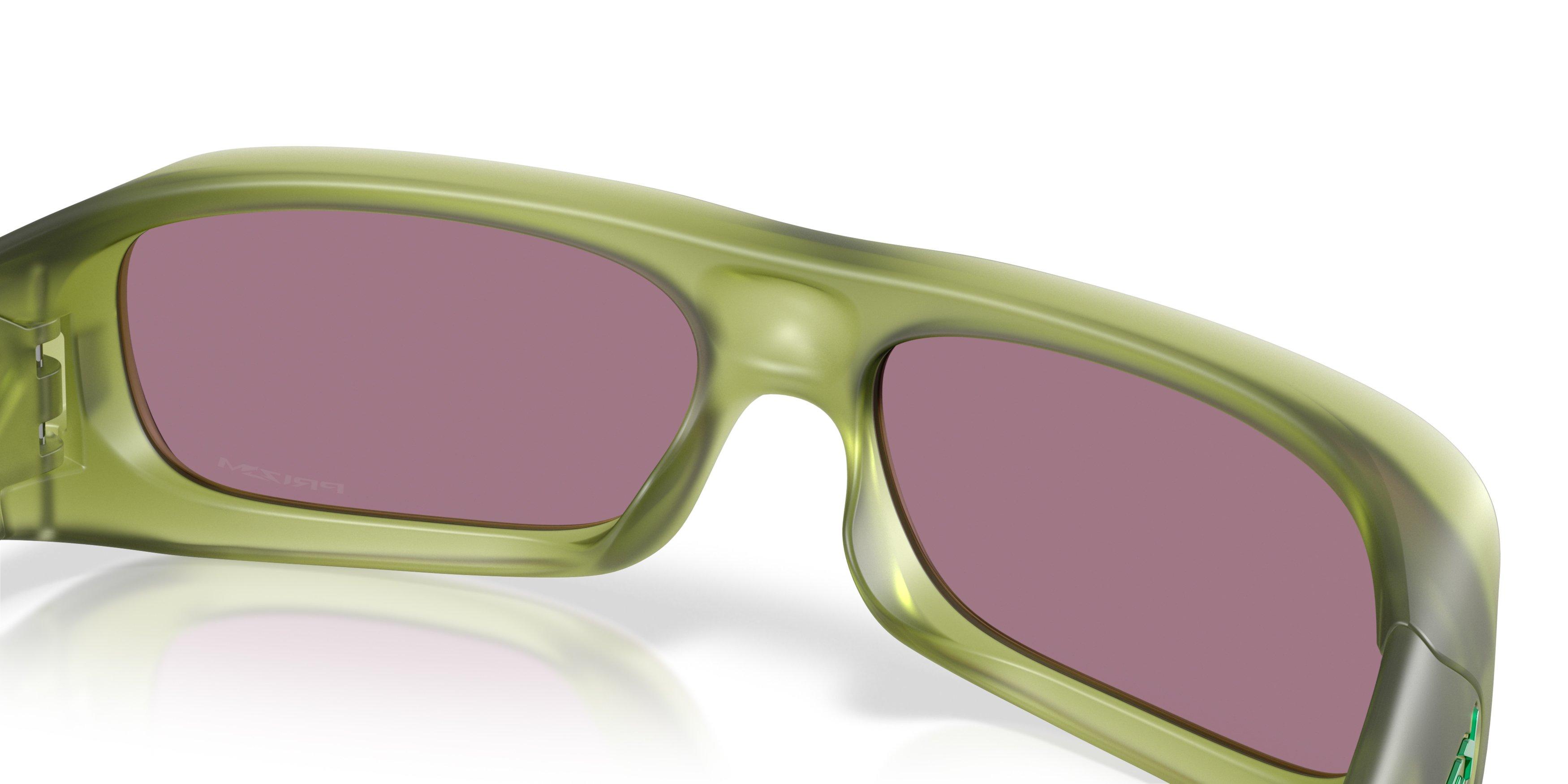 Oakley Permian Prizm Jade Sunglasses &ndash; Matte Trans Fern - GREEN Thumbnail View 5