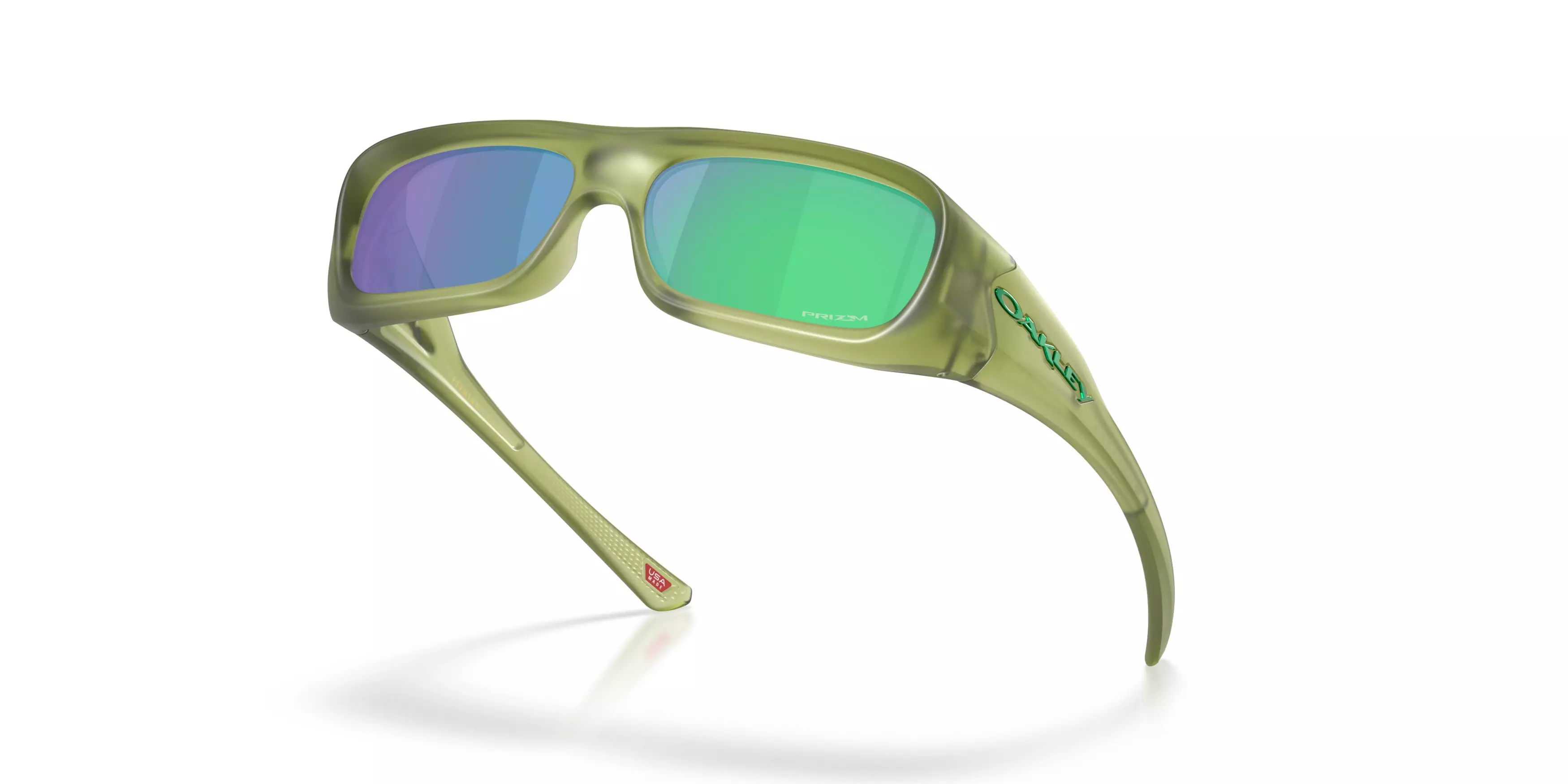 Oakley Permian Prizm Jade Sunglasses – Matte Trans Fern - GREEN