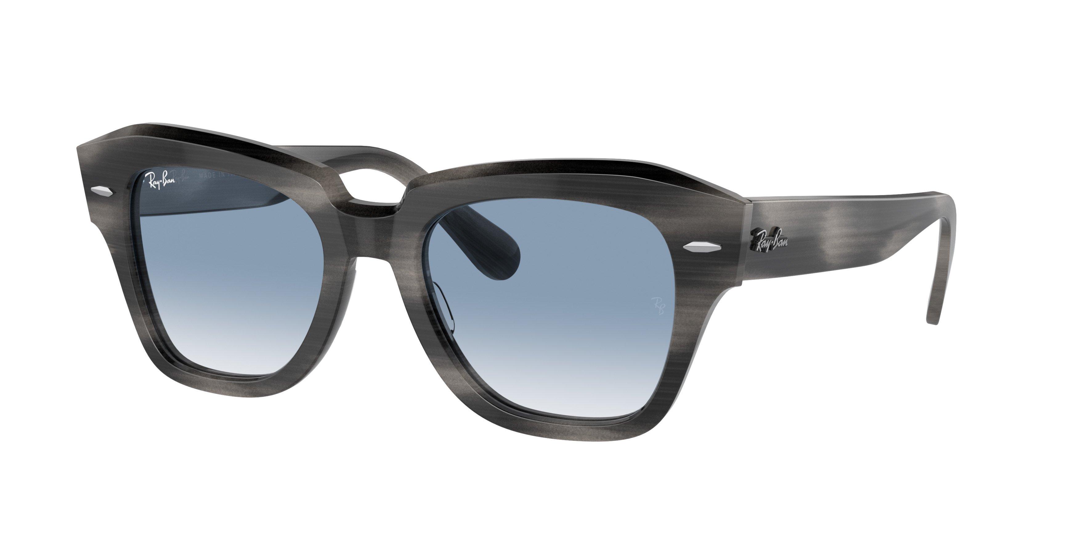 Ray-Ban State Street Sunglasses - GREY/BLUE Thumbnail View 1