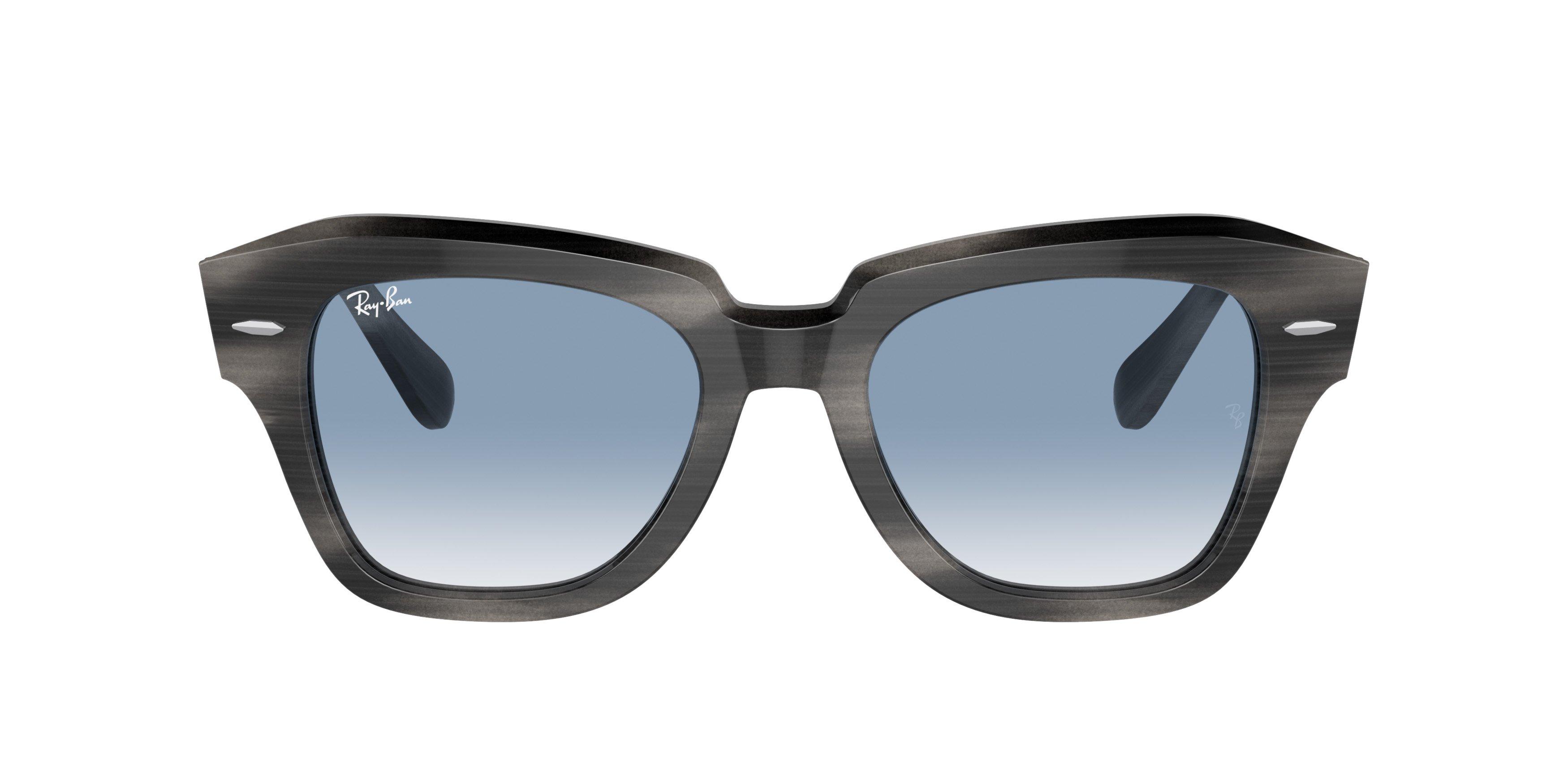 Ray-Ban State Street Sunglasses - GREY/BLUE Thumbnail View 3