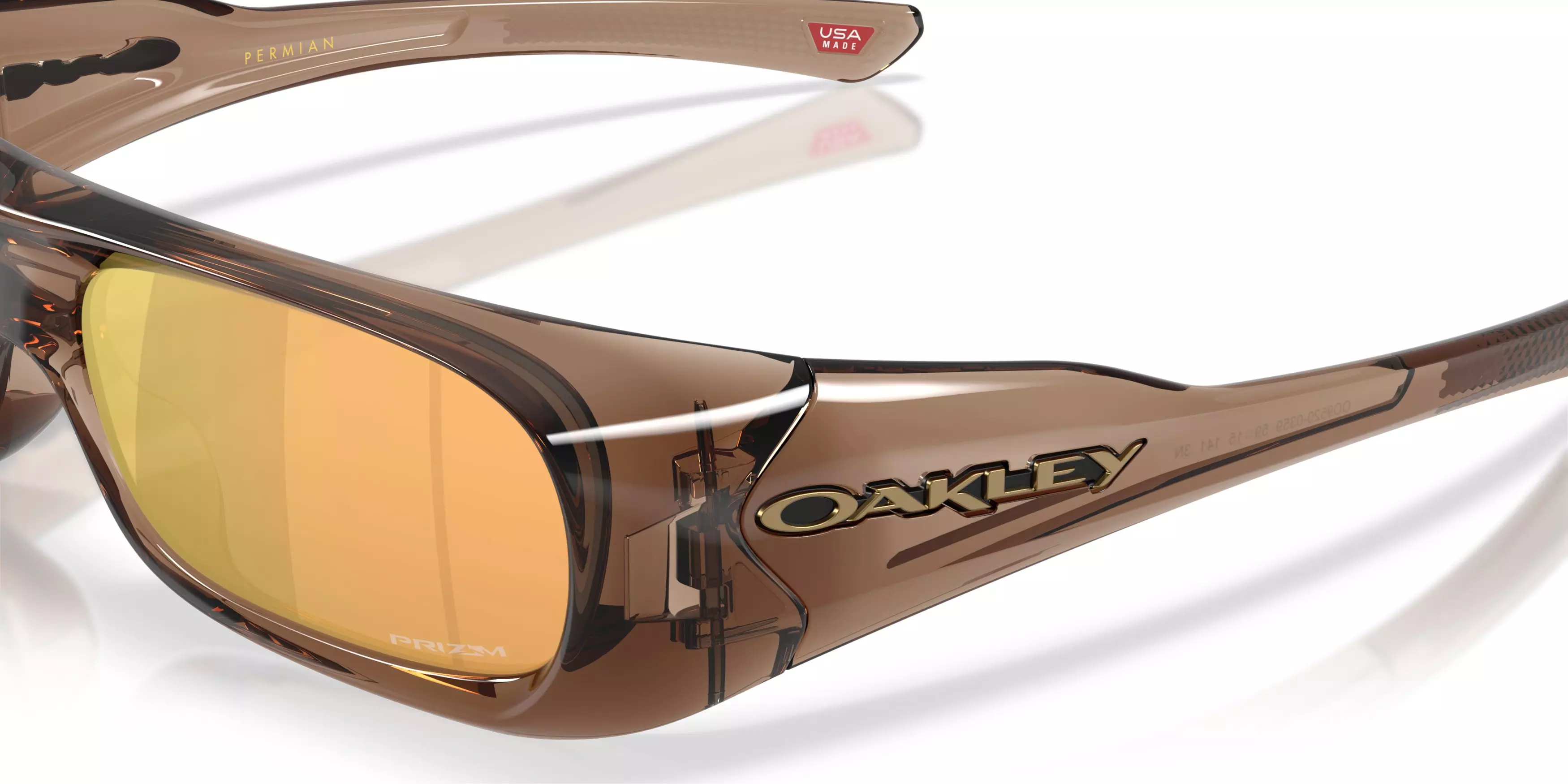 Oakley Permian Prizm Rose Gold Sunglasses – Brown Smoke - GREY/PINK