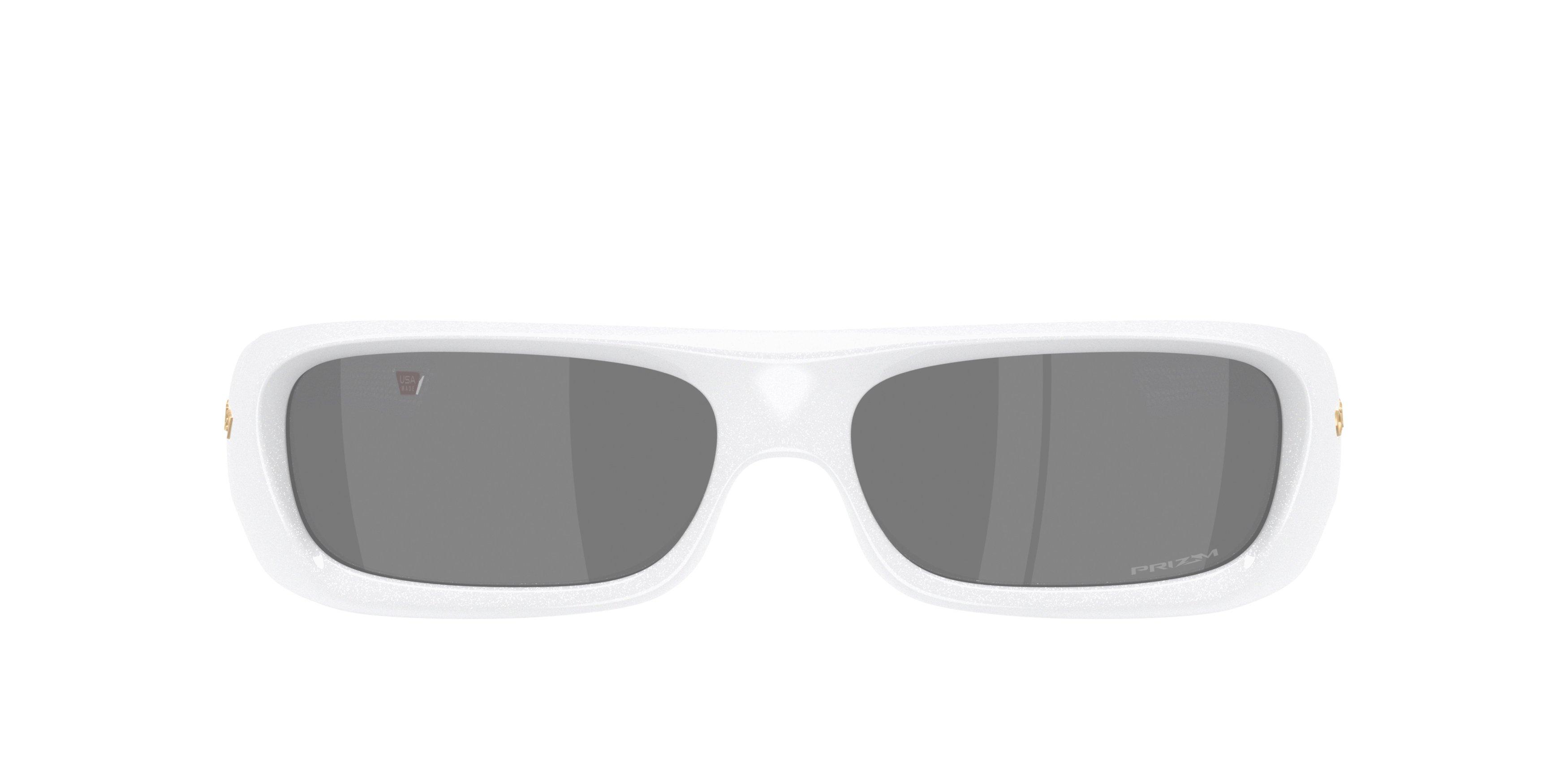 Oakley Permian Prizm Black Sunglasses &ndash; Pearlized White - WHITE/BLACK Thumbnail View 2