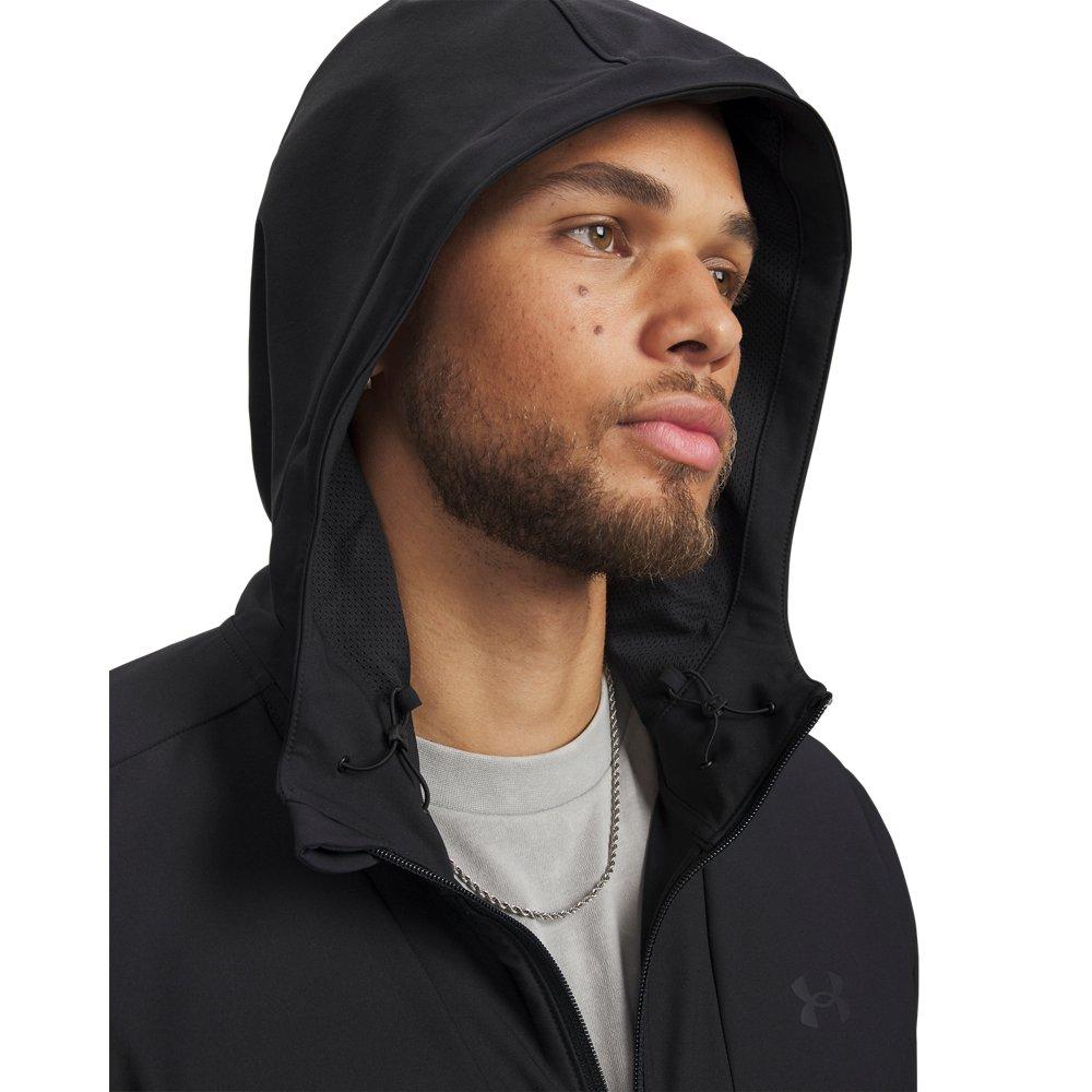 Under Armour Men's Unstoppable Woven Jacket - Black - BLACK Thumbnail View 3
