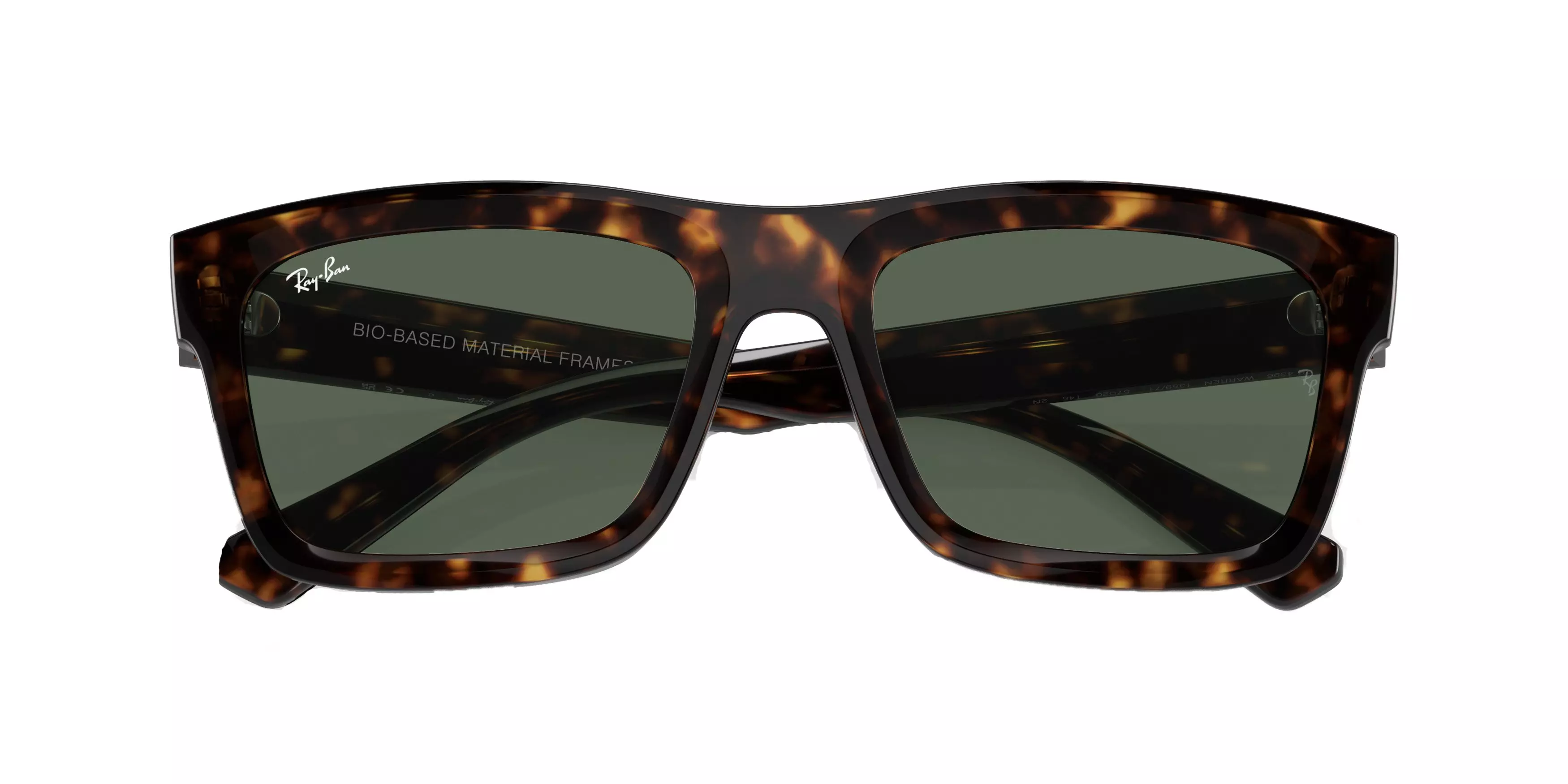 Ray-Ban Warren Bio-Based Sunglasses - BROWN/GREEN