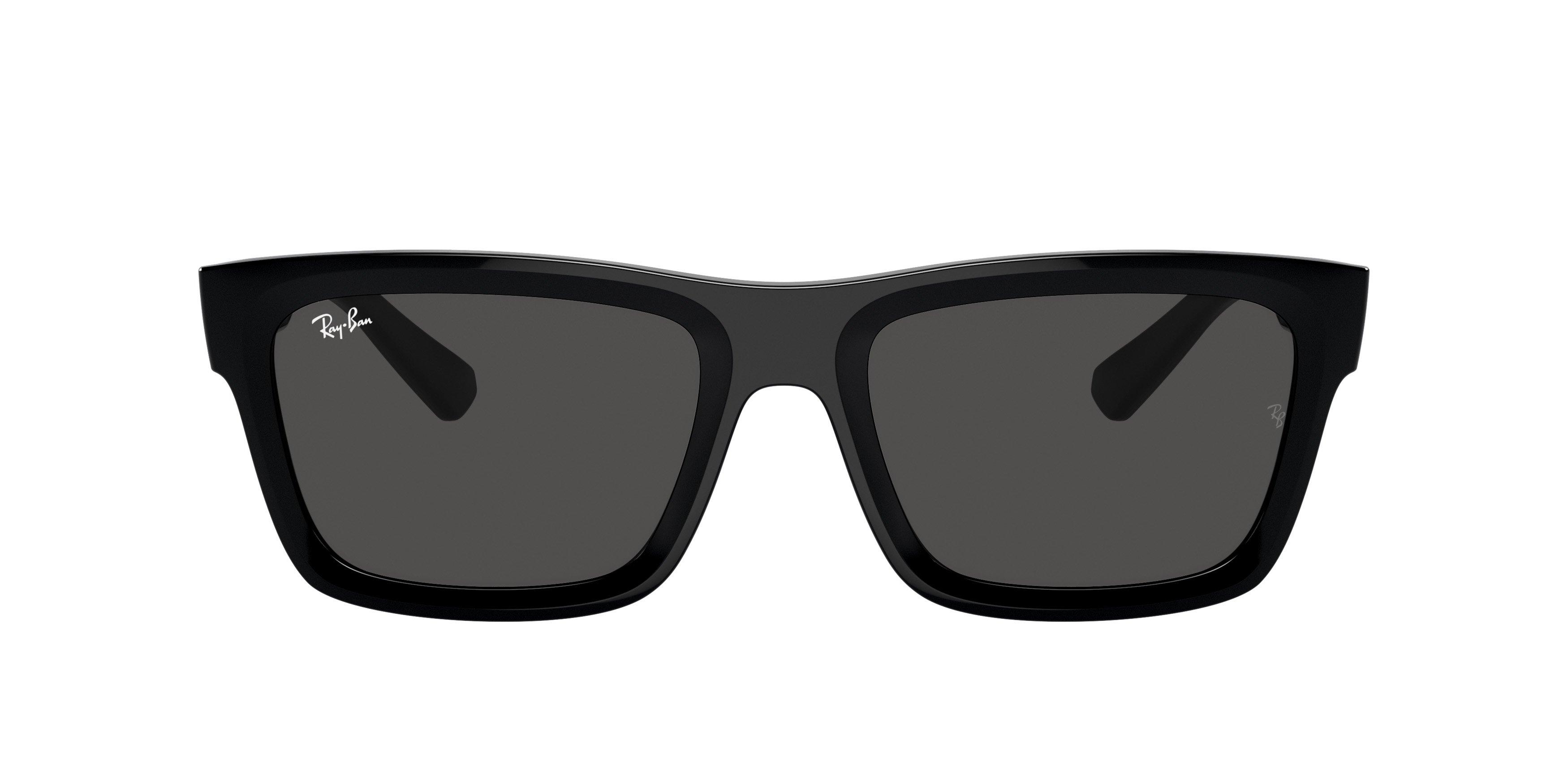 Ray-Ban Warren Bio-Based Sunglasses - BLACK/GREY Thumbnail View 3
