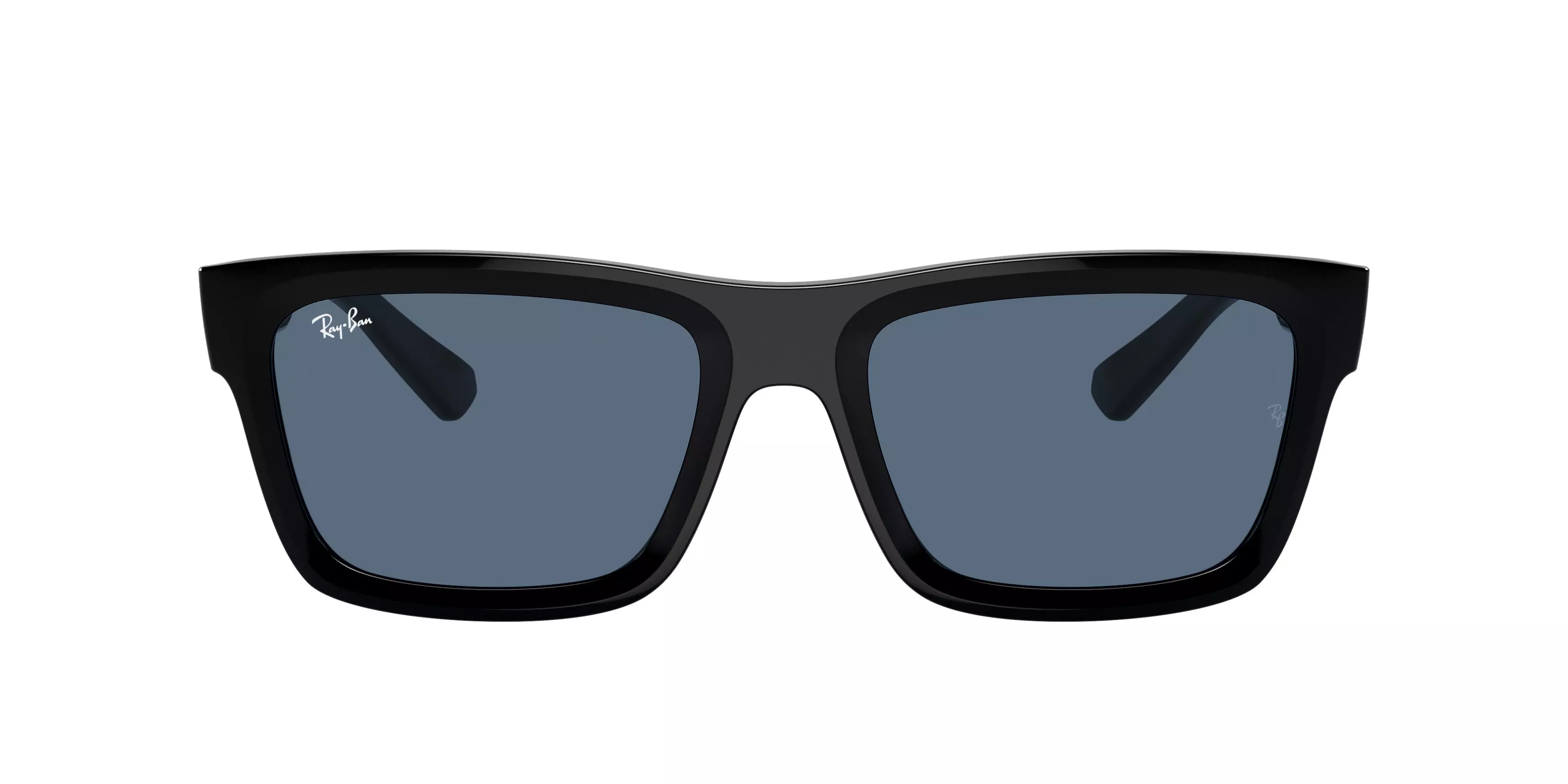 Ray-Ban Warren Bio-Based Sunglasses - BLACK/BLUE