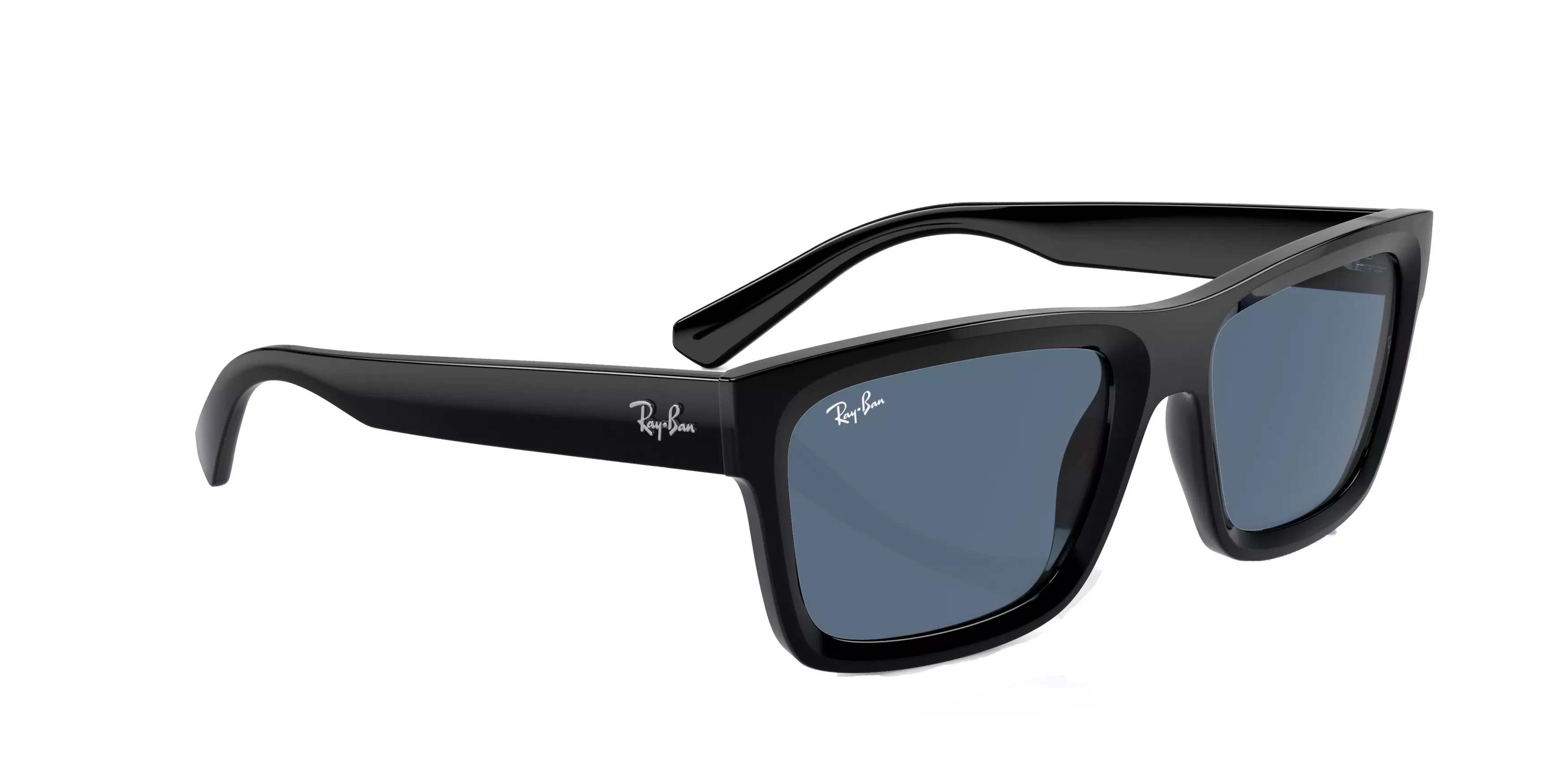 Ray-Ban Warren Bio-Based Sunglasses - BLACK/BLUE