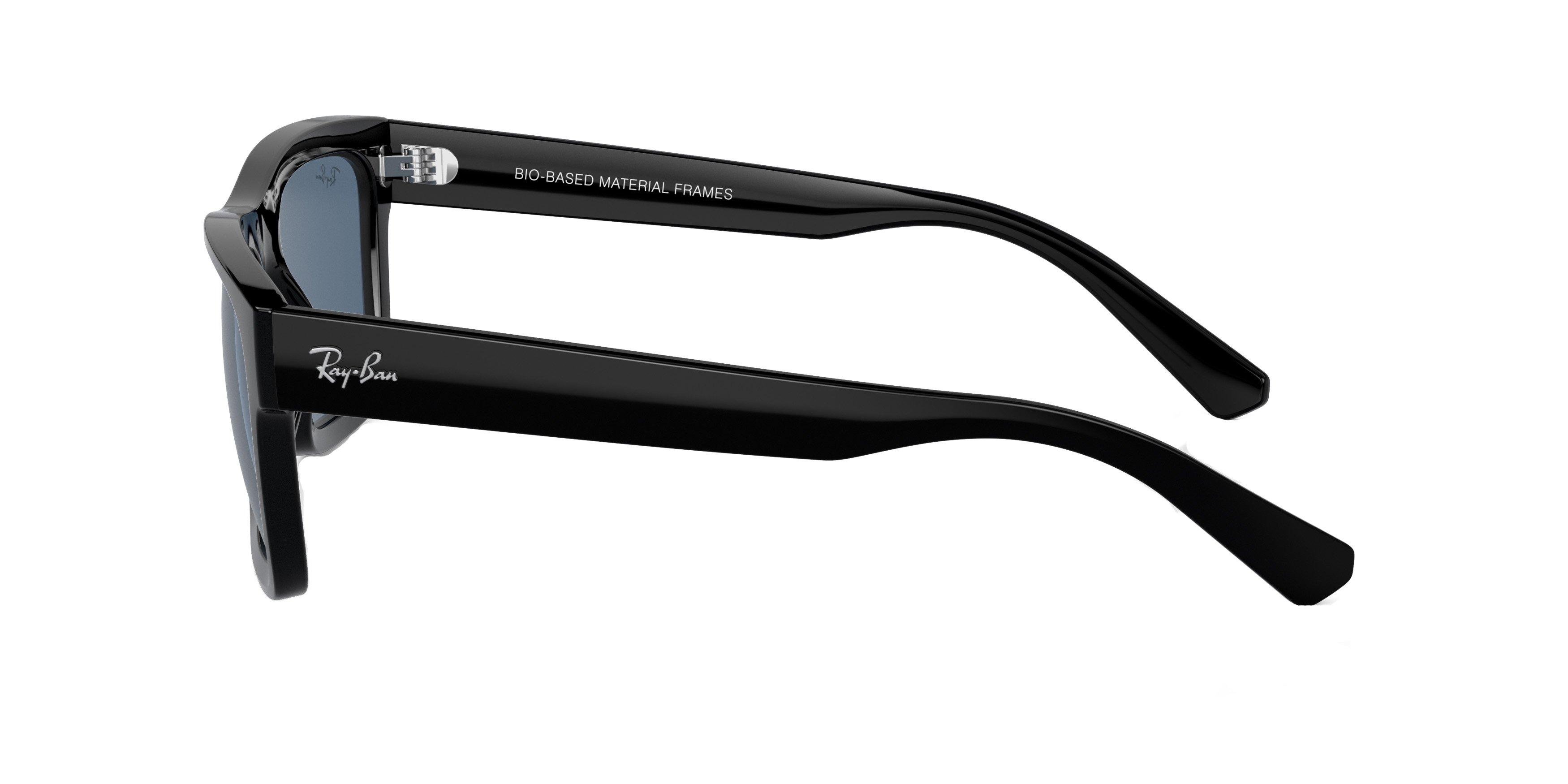 Ray-Ban Warren Bio-Based Sunglasses - BLACK/BLUE Thumbnail View 5