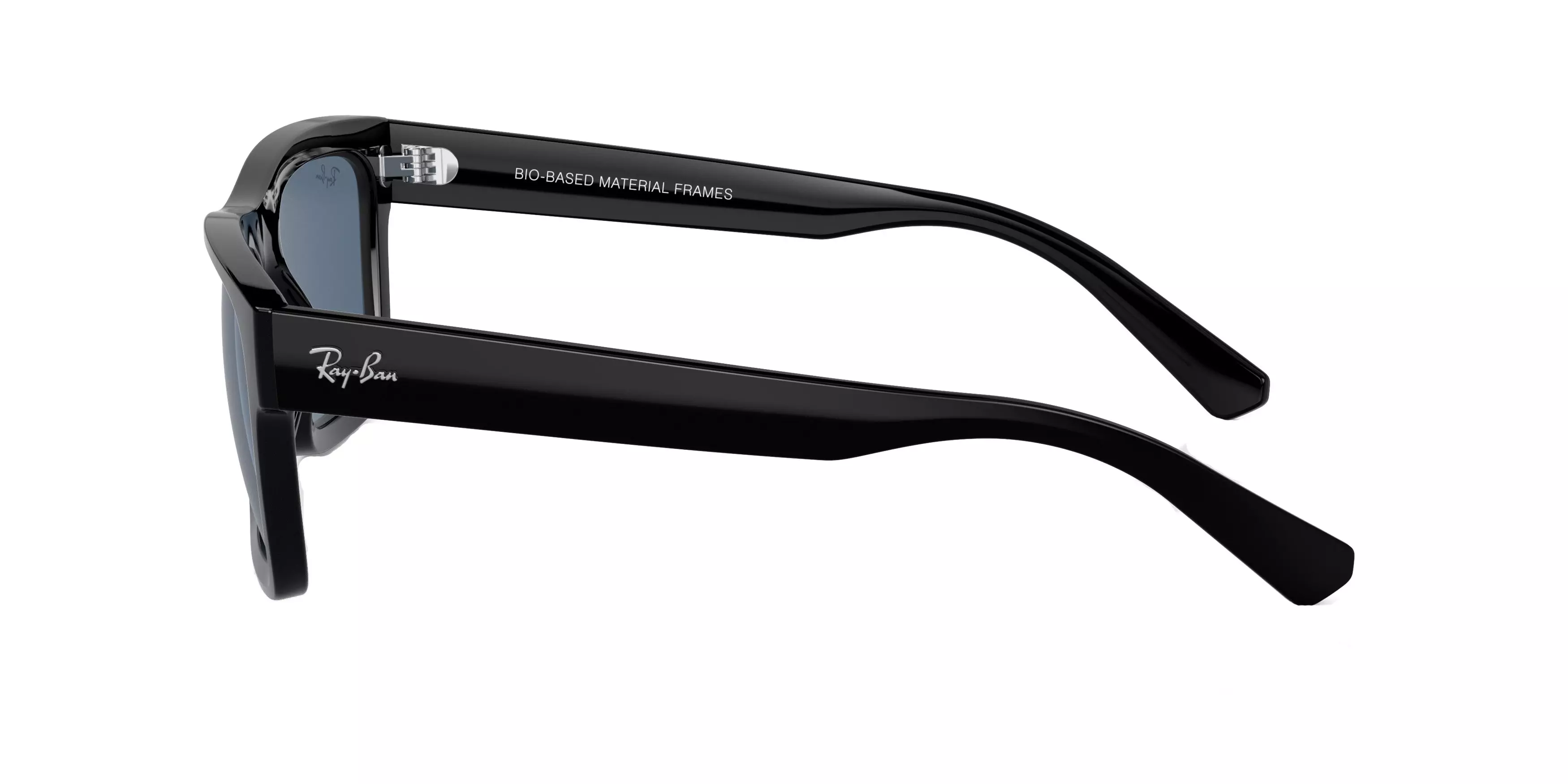 Ray-Ban Warren Bio-Based Sunglasses - BLACK/BLUE