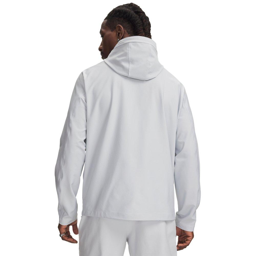 Under Armour Men's Unstoppable Woven Jacket - Grey/Black - GREY/BLACK Thumbnail View 2