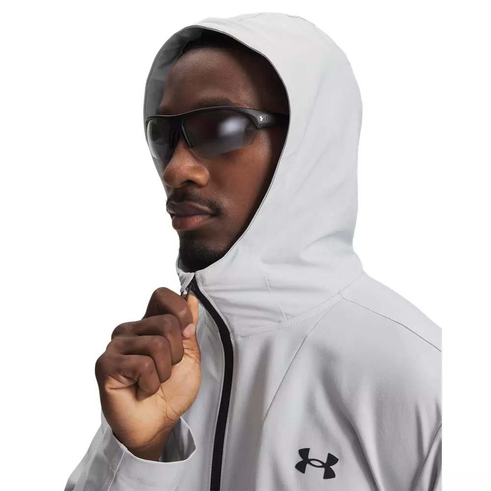 Under Armour Men's Unstoppable Woven Jacket - Grey/Black - GREY/BLACK
