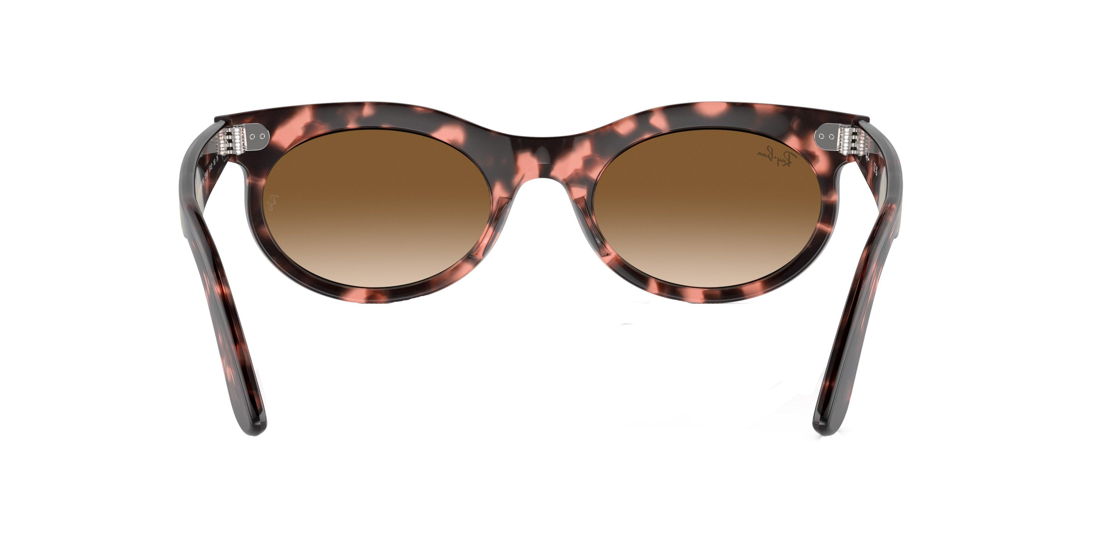 Ray-Ban Wayfarer Oval Sunglasses - DK BROWN Thumbnail View 2