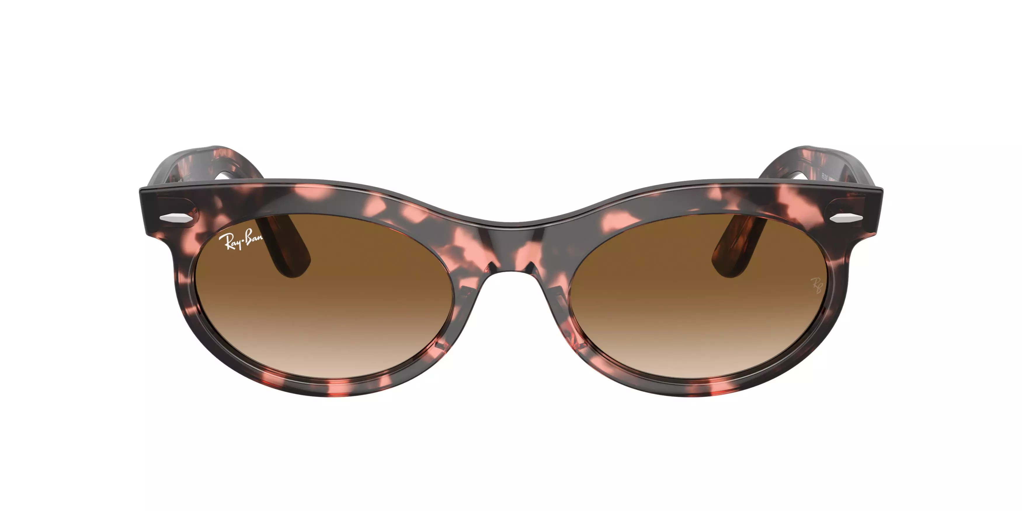 Ray-Ban Wayfarer Oval Sunglasses - DK BROWN