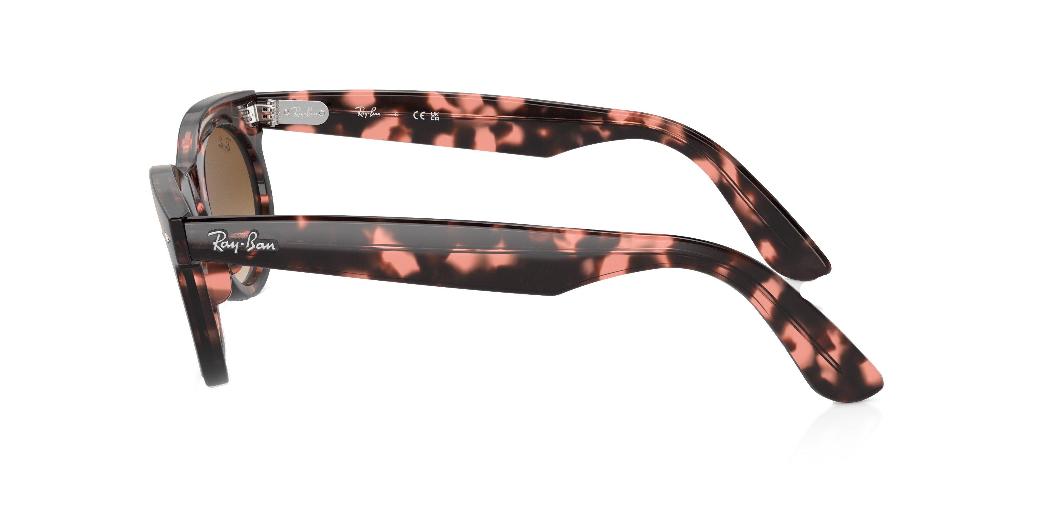 Ray-Ban Wayfarer Oval Sunglasses - DK BROWN Thumbnail View 5