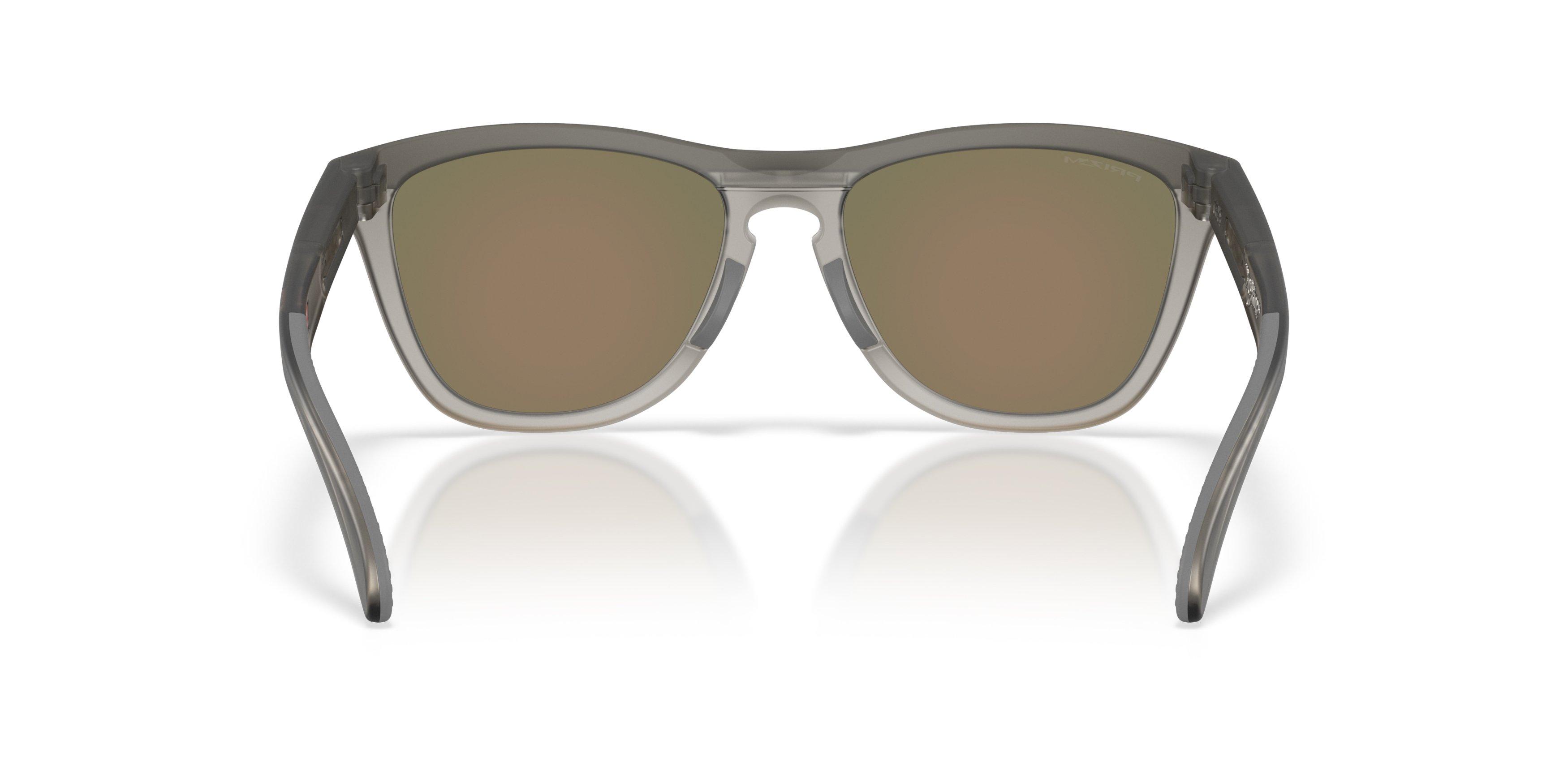 Oakley Frogskins Range XL Prim Ruby Sunglasses &ndash; Matte Grey Smoke/Grey Ink - GREY/RED Thumbnail View 3