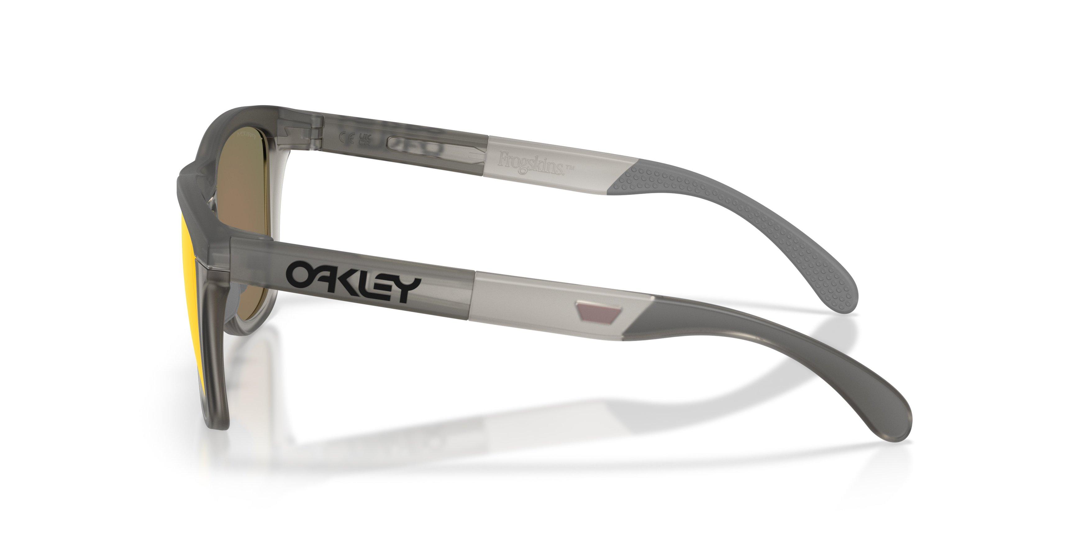 Oakley Frogskins Range XL Prim Ruby Sunglasses &ndash; Matte Grey Smoke/Grey Ink - GREY/RED Thumbnail View 6