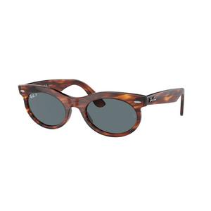 Ray-Ban Wayfarer Oval Striped Havana Sunglasses