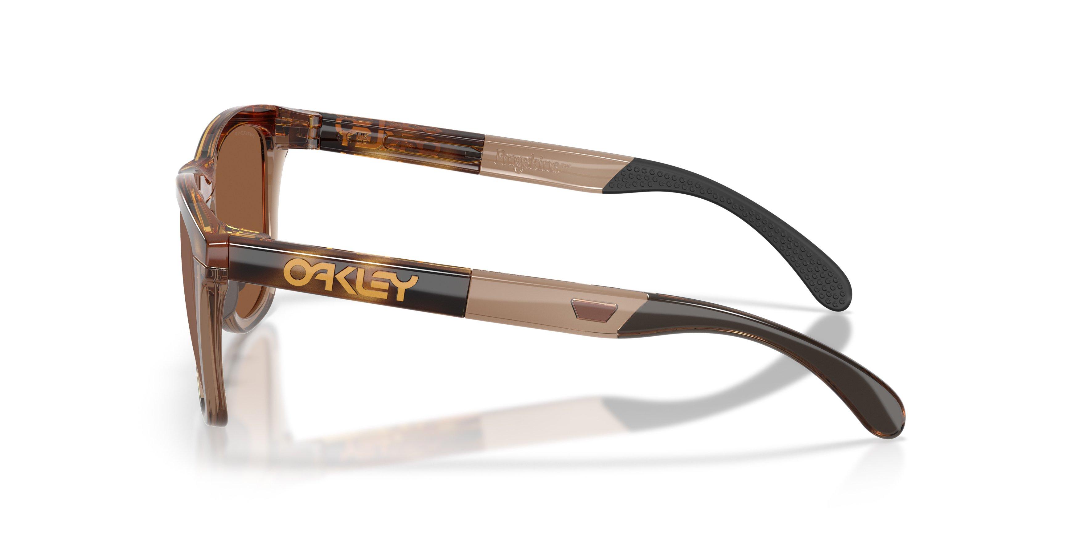 Oakley Frogskins Range XL Prizm Tungsten Polarized Sunglasses &ndash; Brown Tortoise/Brown Smoke - BROWN Thumbnail View 6