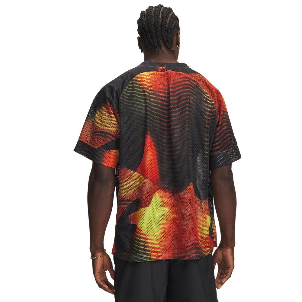 Under Armour Men's Icon Mesh Short-Sleeve Jersey - Orange/Black/Yellow - ORANGE/BLACK/YELLOW