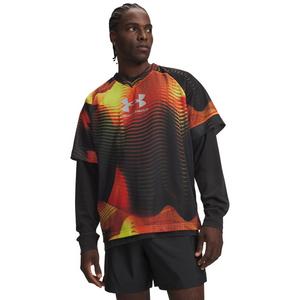 Under Armour Men's Icon Mesh Short-Sleeve Jersey - Orange/Black/Yellow - ORANGE/BLACK/YELLOW