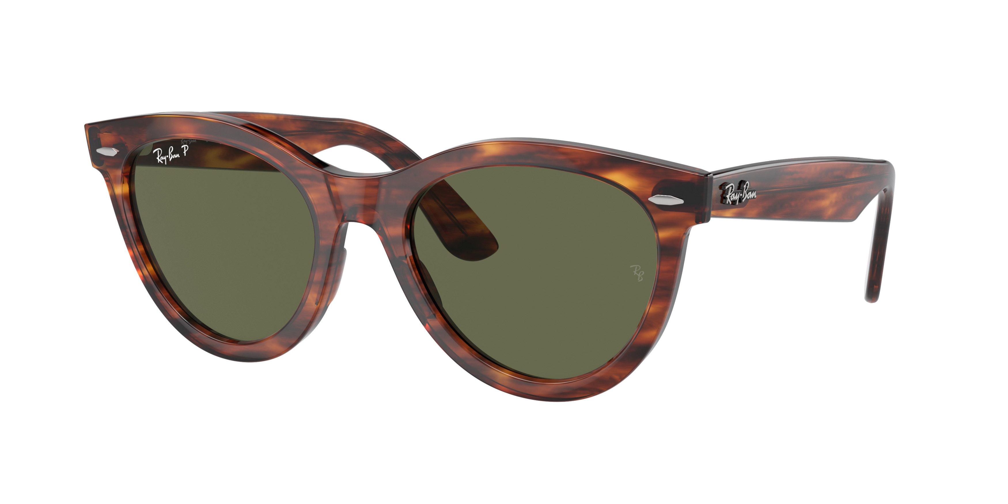 Ray-Ban Wayfarer Way Sunglasses - BROWN/GREEN Thumbnail View 1