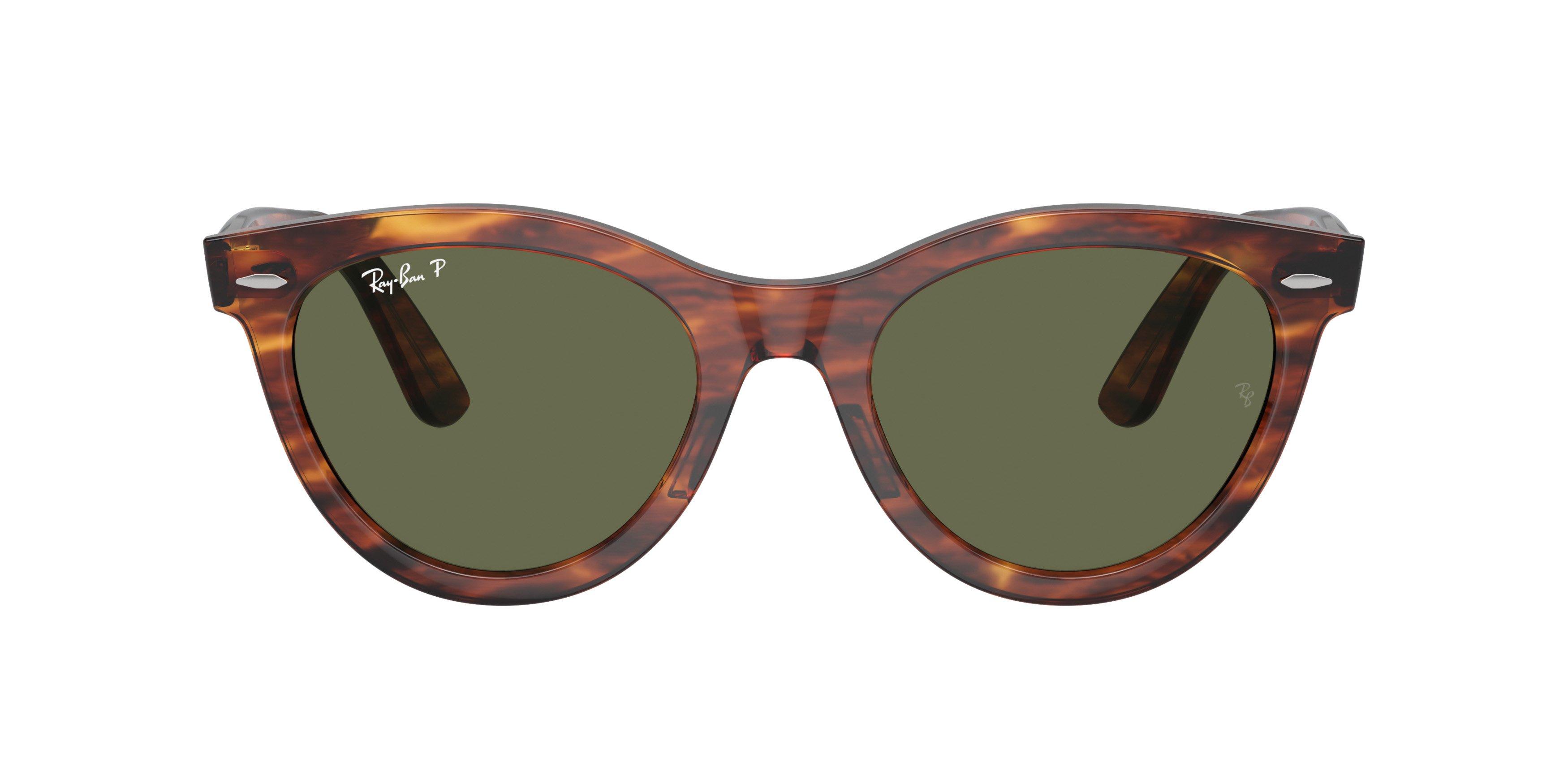 Ray-Ban Wayfarer Way Sunglasses - BROWN/GREEN Thumbnail View 3