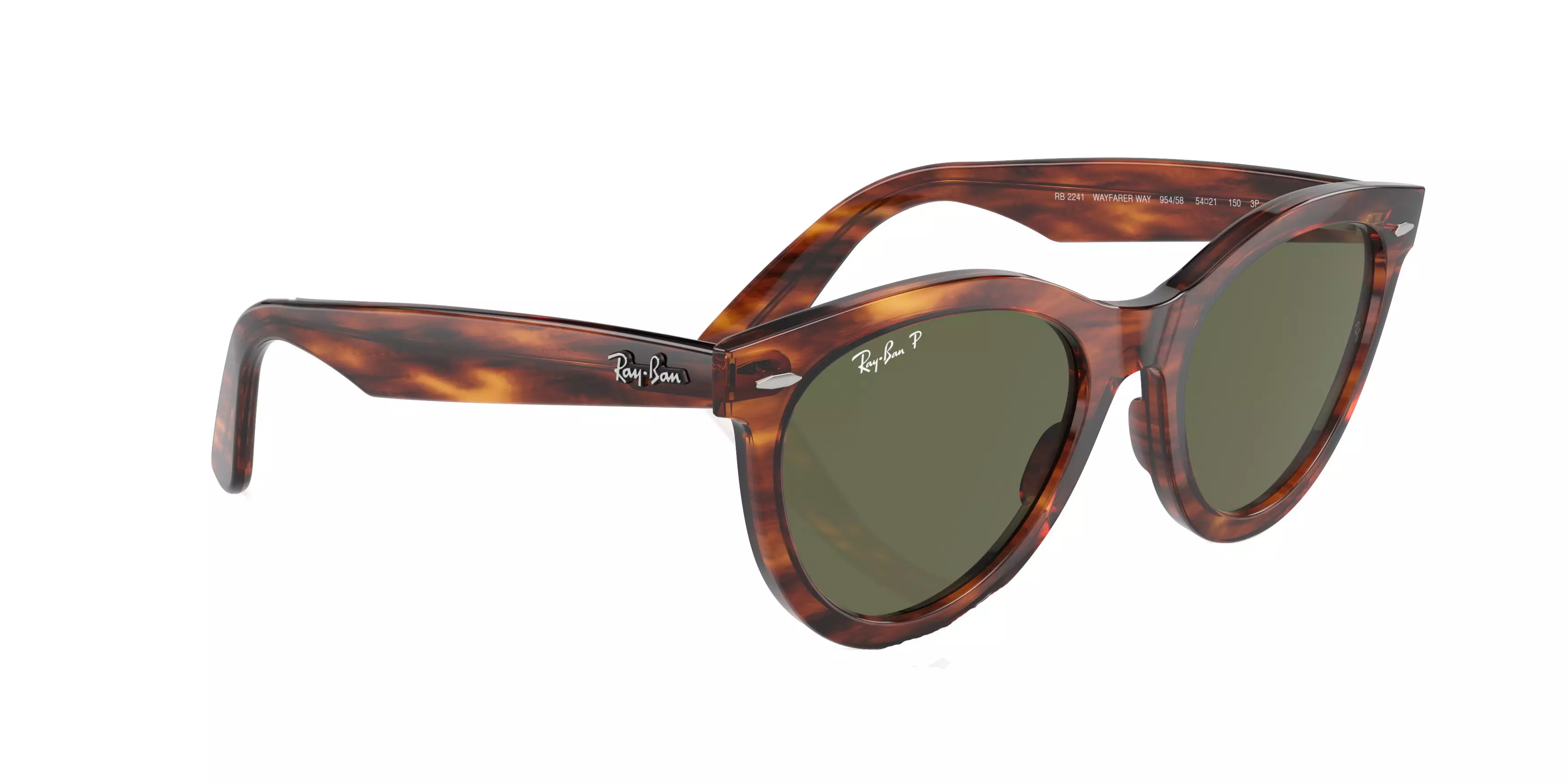 Ray-Ban Wayfarer Way Sunglasses - BROWN/GREEN