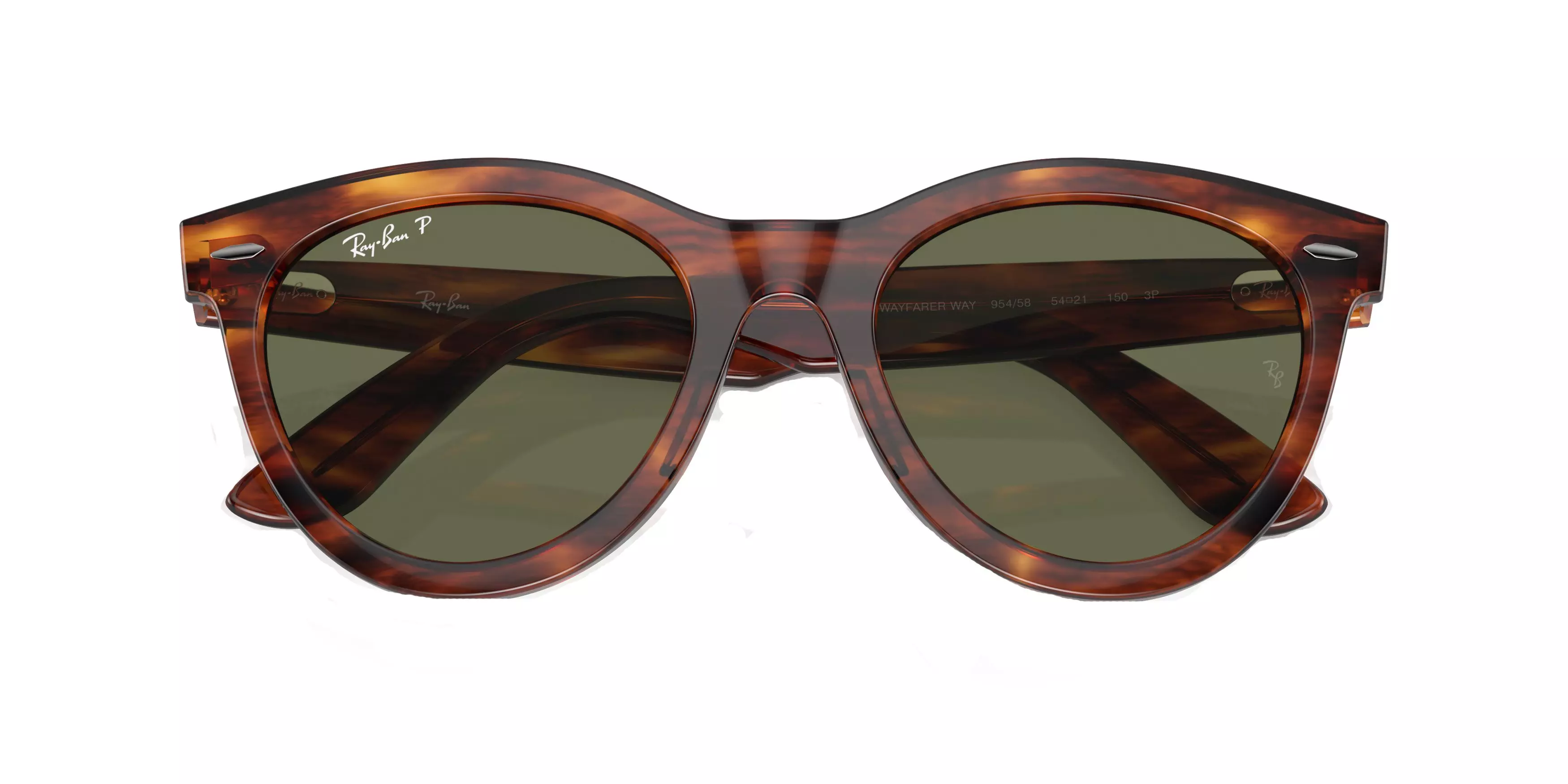 Ray-Ban Wayfarer Way Sunglasses - BROWN/GREEN