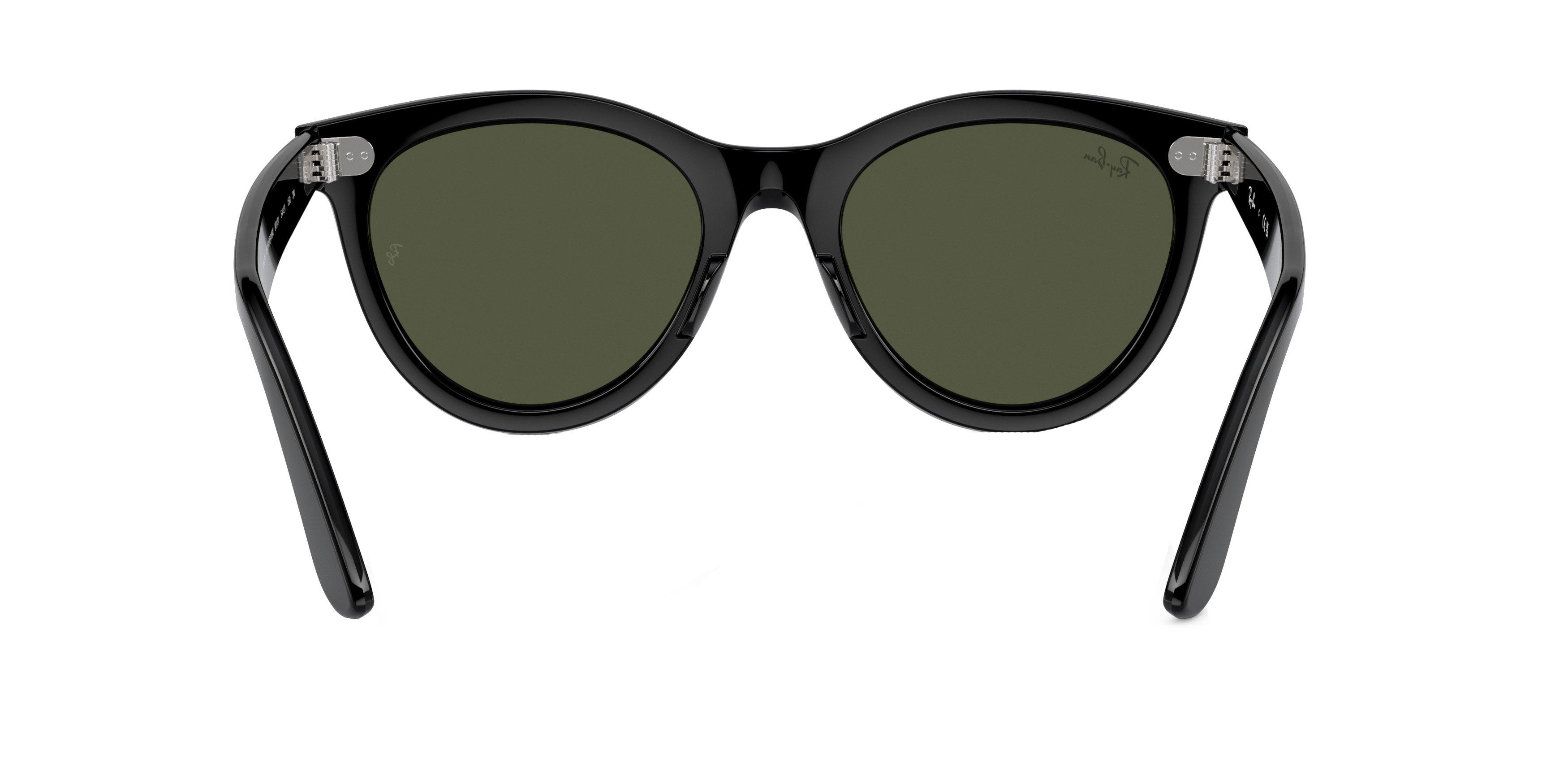 Ray-Ban Wayfarer Way Sunglasses - BLACK/GREEN Thumbnail View 2