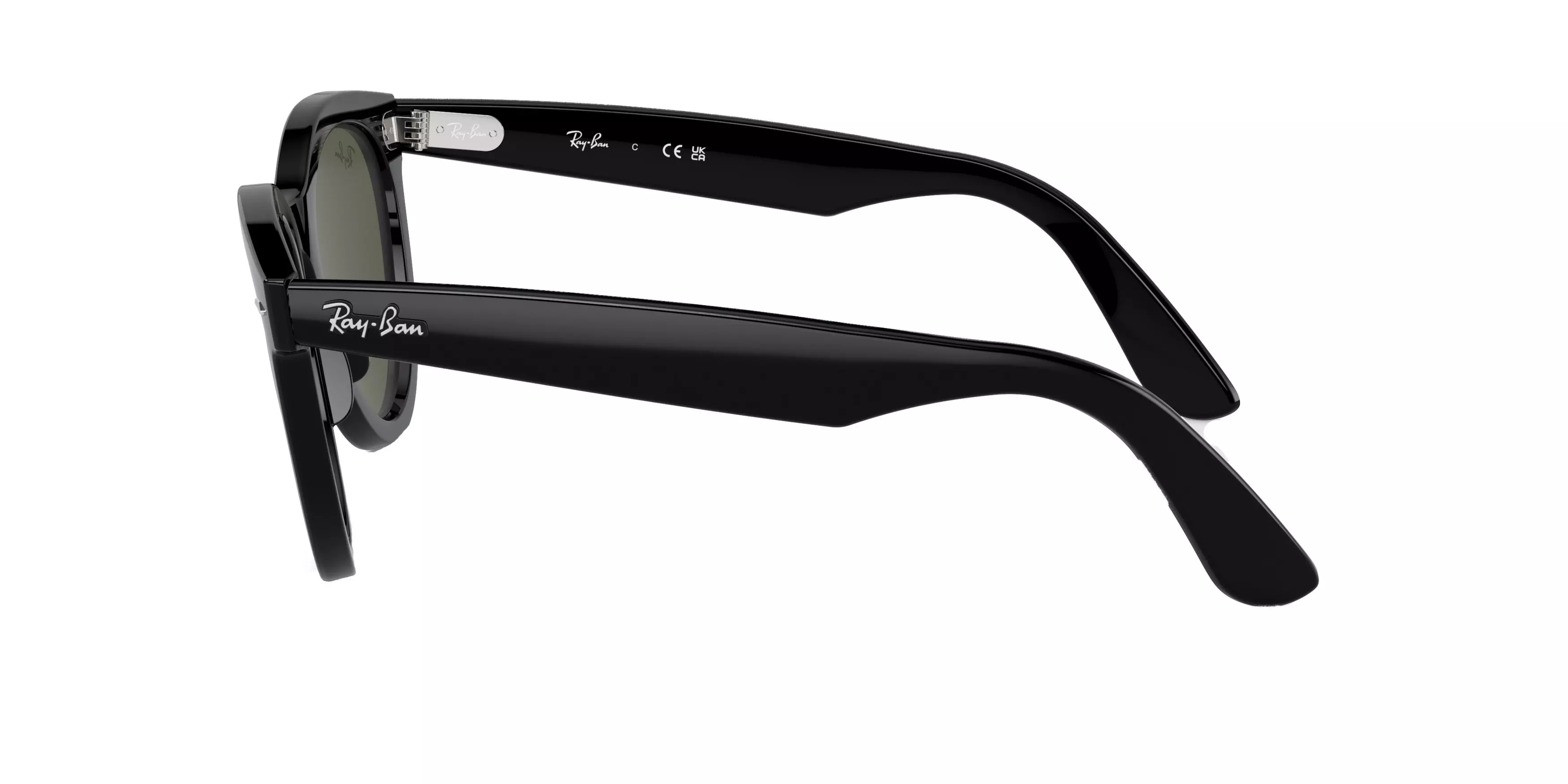 Ray-Ban Wayfarer Way Sunglasses - BLACK/GREEN