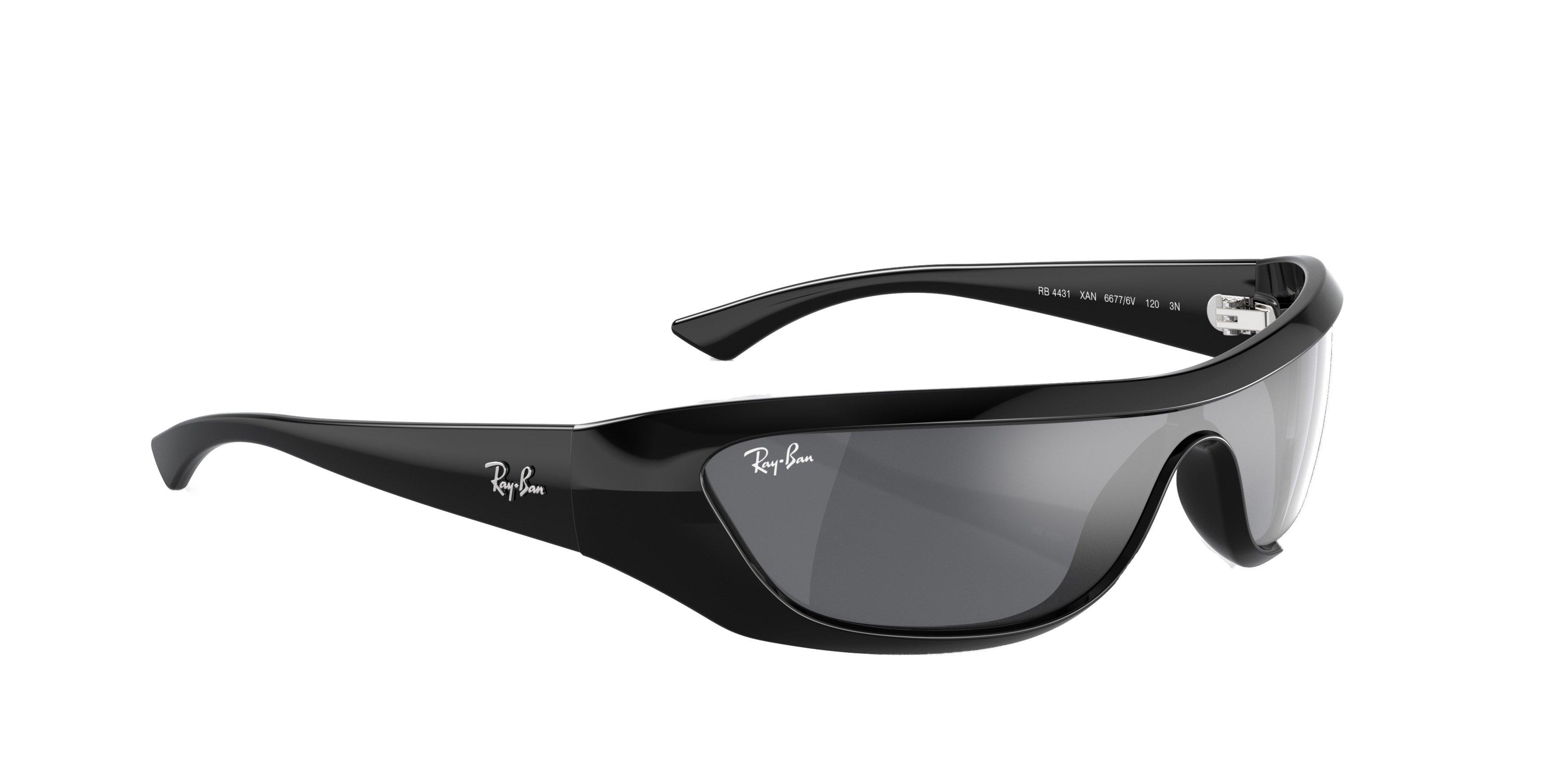 Ray-Ban Xan Sunglasses - BLACK/GREY Thumbnail View 4