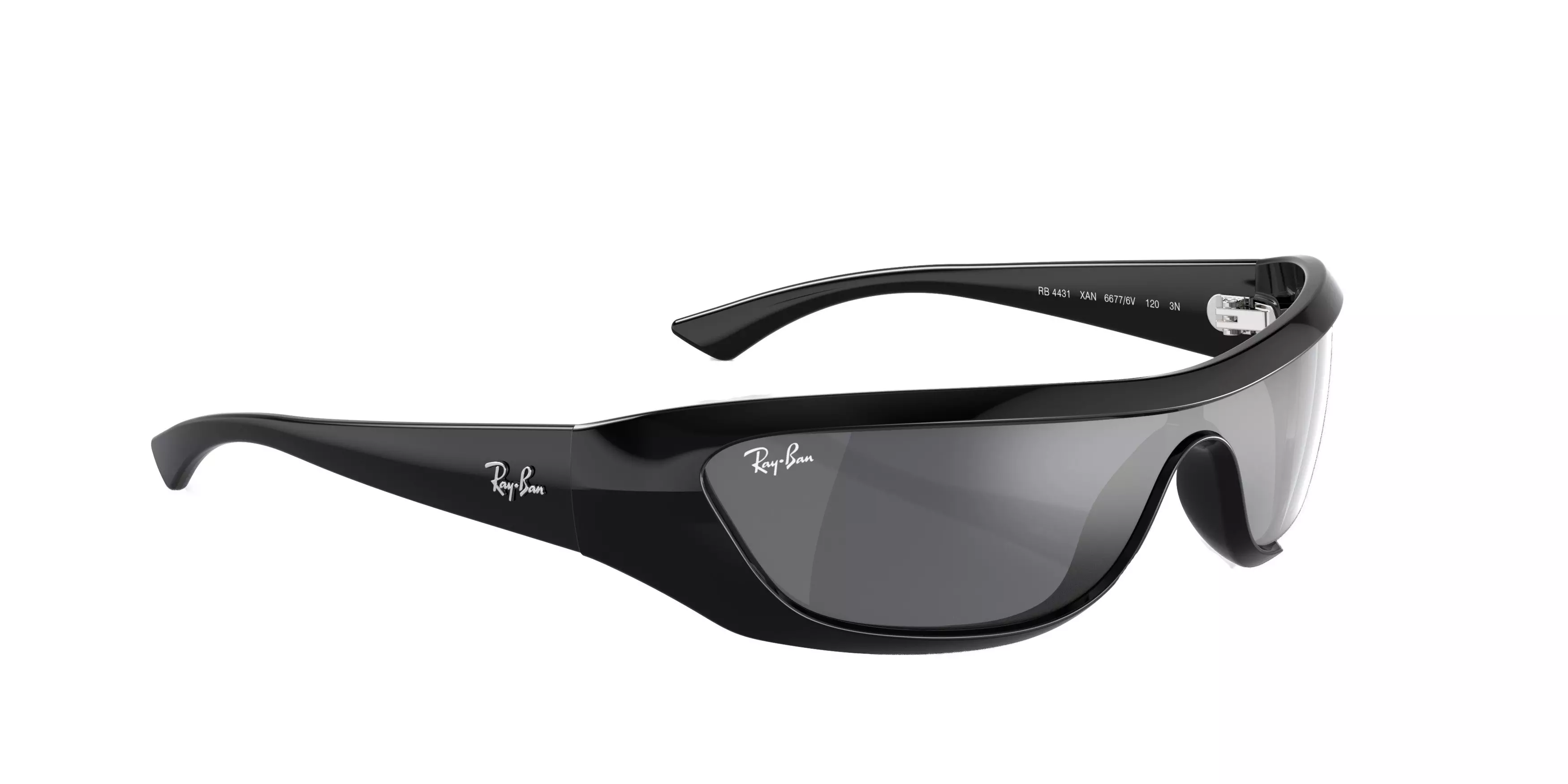 Ray-Ban Xan Sunglasses - BLACK/GREY