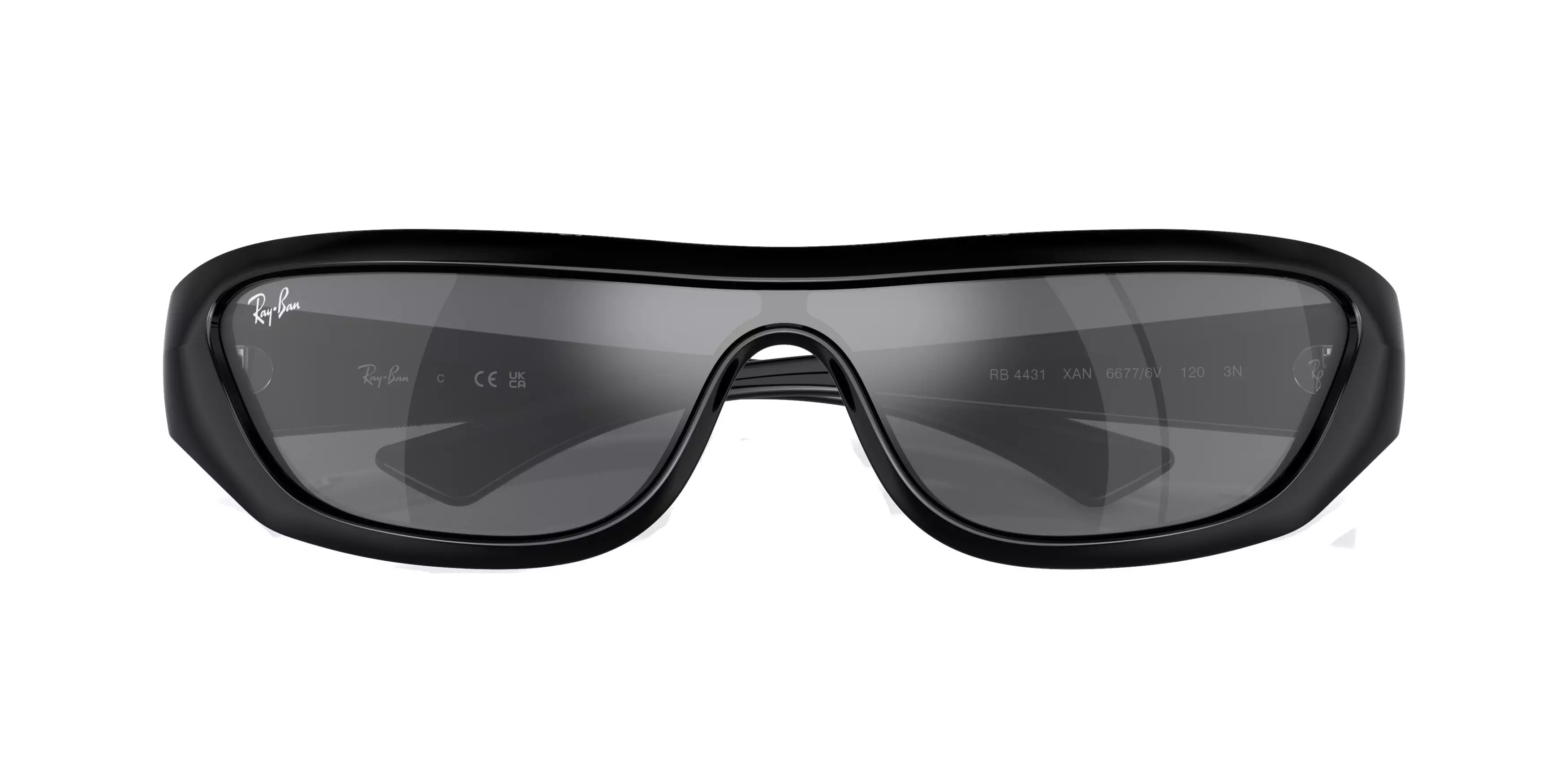 Ray-Ban Xan Sunglasses - BLACK/GREY