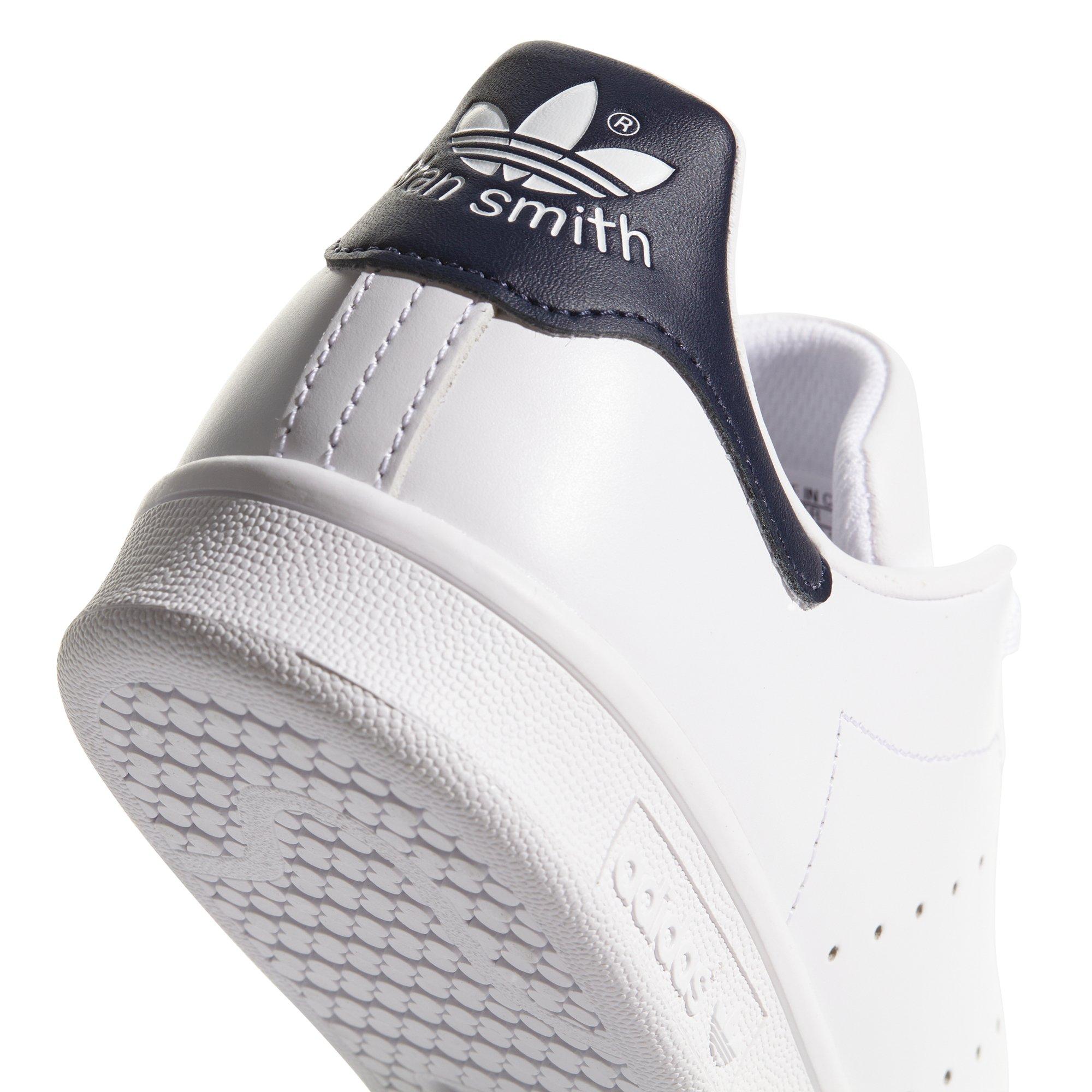 Adidas stan smith on sale core white dark blue