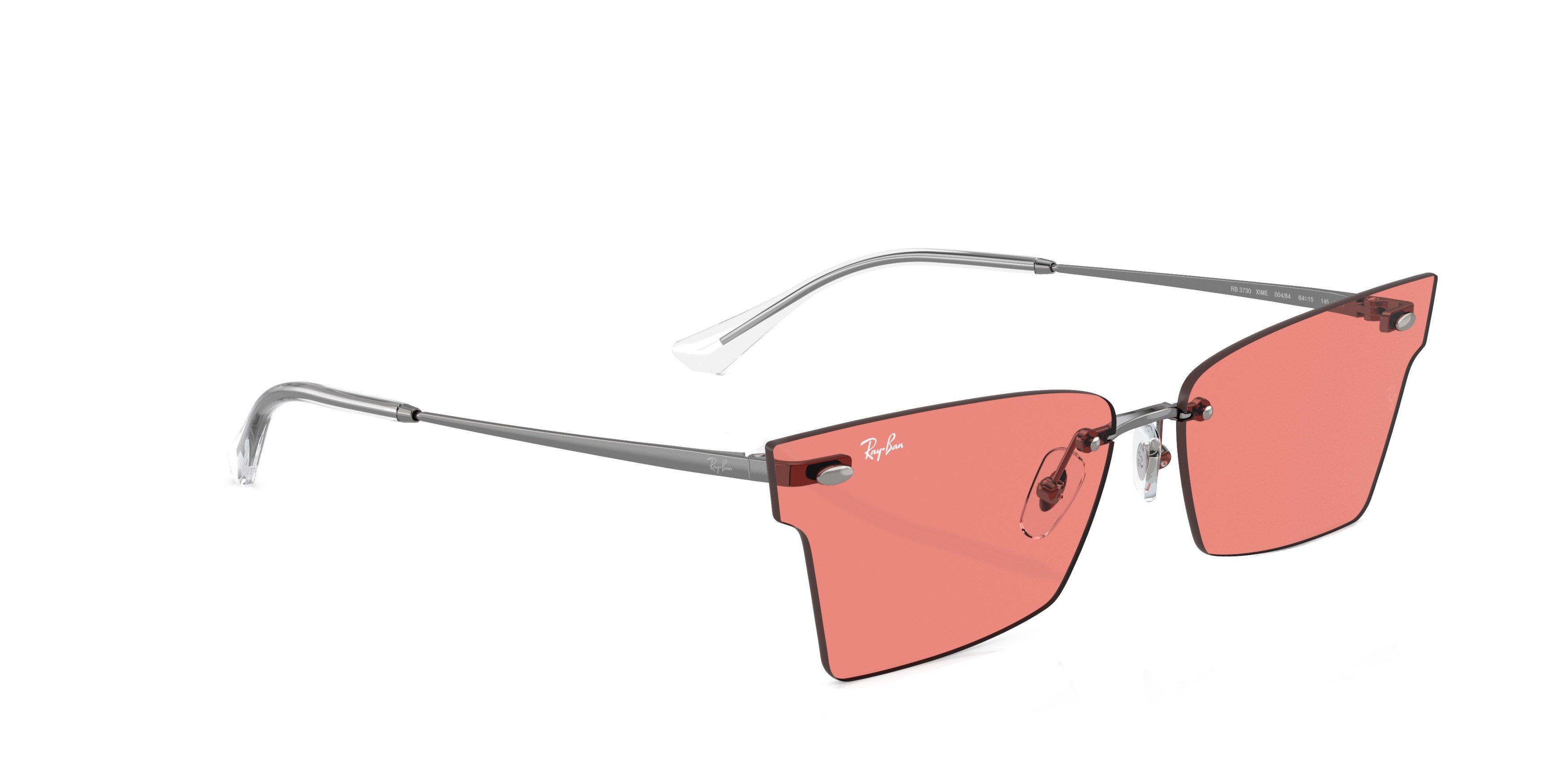 Ray-Ban Xime Sunglasses - GREY/PINK Thumbnail View 4
