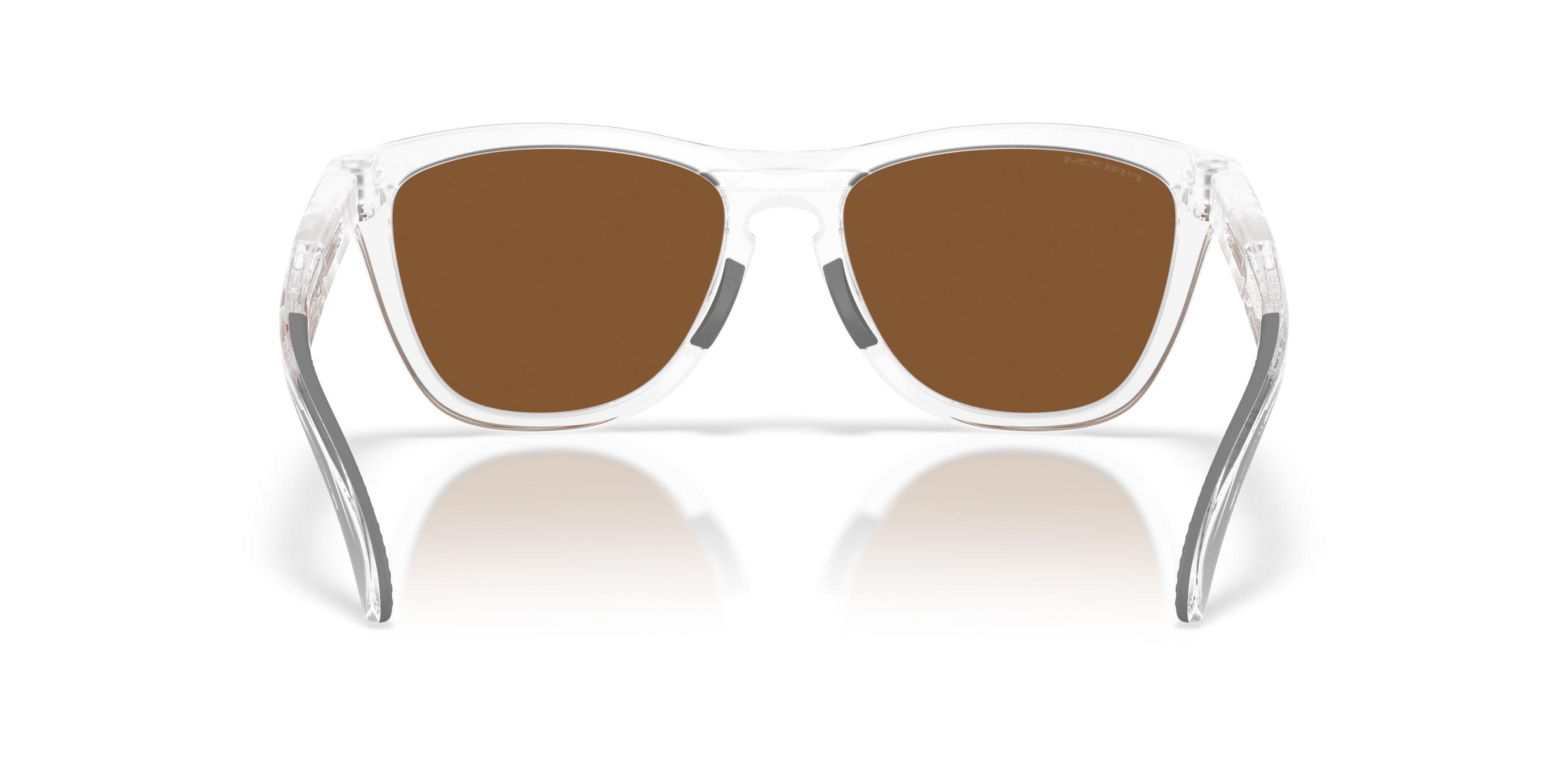 Oakley Frogskins Range XL Prizm Violet Sunglasses &ndash; Matte Clear - PURPLE Thumbnail View 3