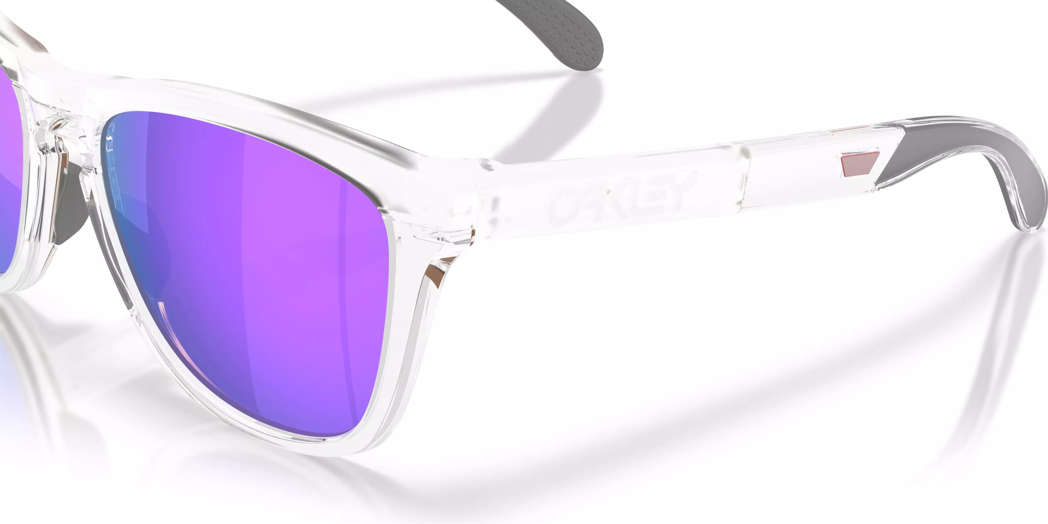 Oakley Frogskins Range XL Prizm Violet Sunglasses – Matte Clear - PURPLE
