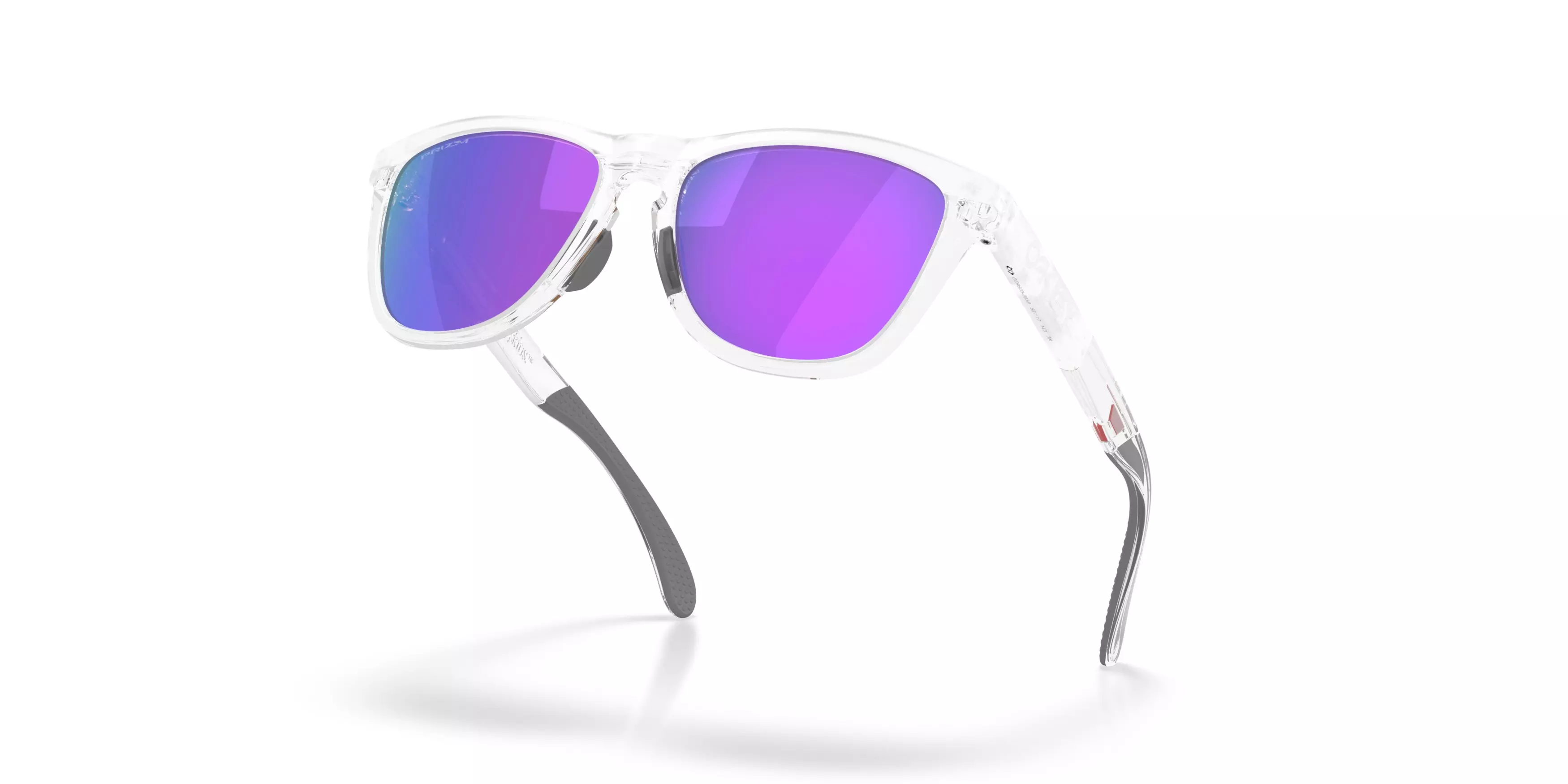 Oakley Frogskins Range XL Prizm Violet Sunglasses – Matte Clear - PURPLE