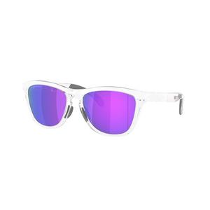 Oakley Frogskins Range XL Prizm Violet Sunglasses – Matte Clear