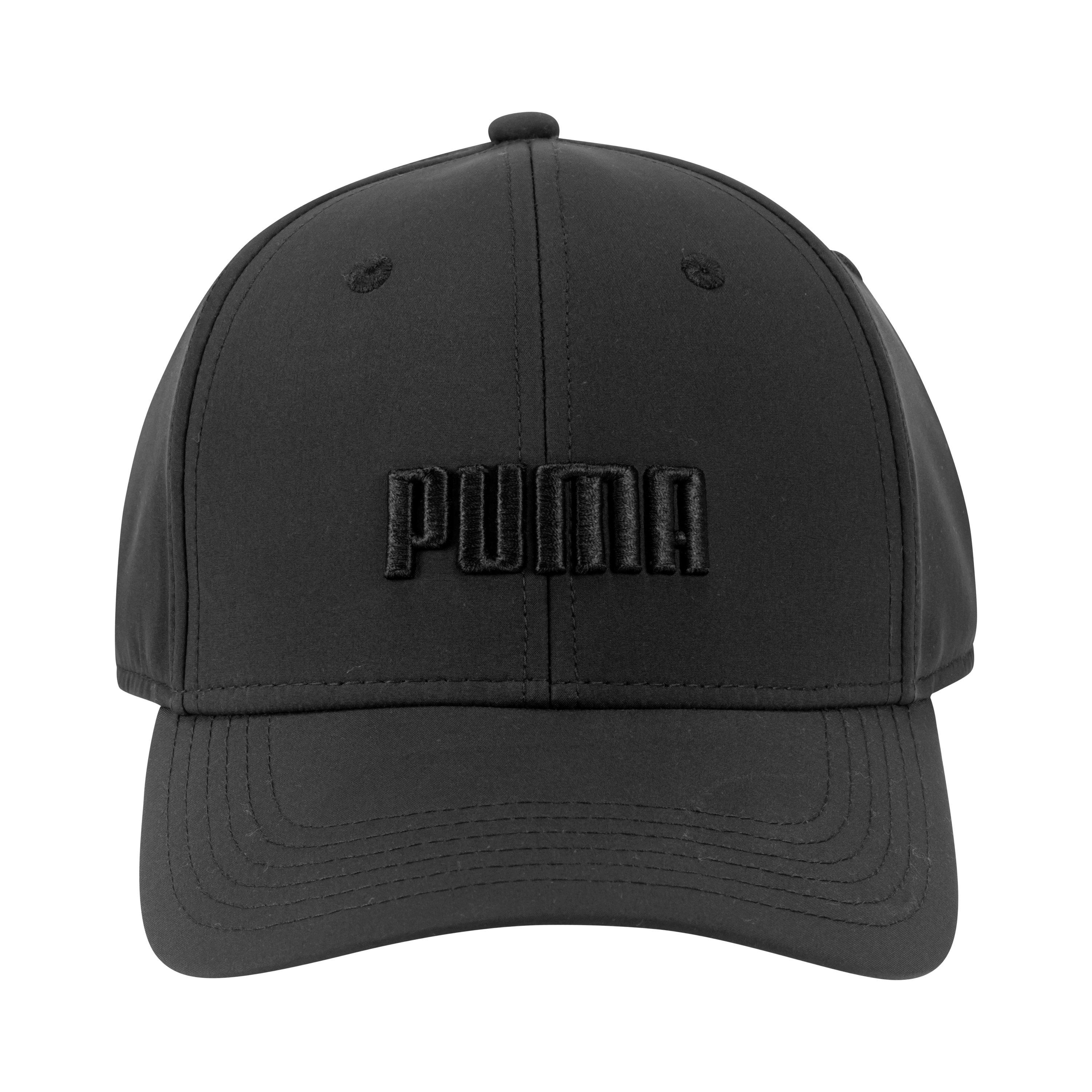 PUMA Unisex Evercat Gains Stretch Fit Hat - BLACK Thumbnail View 1