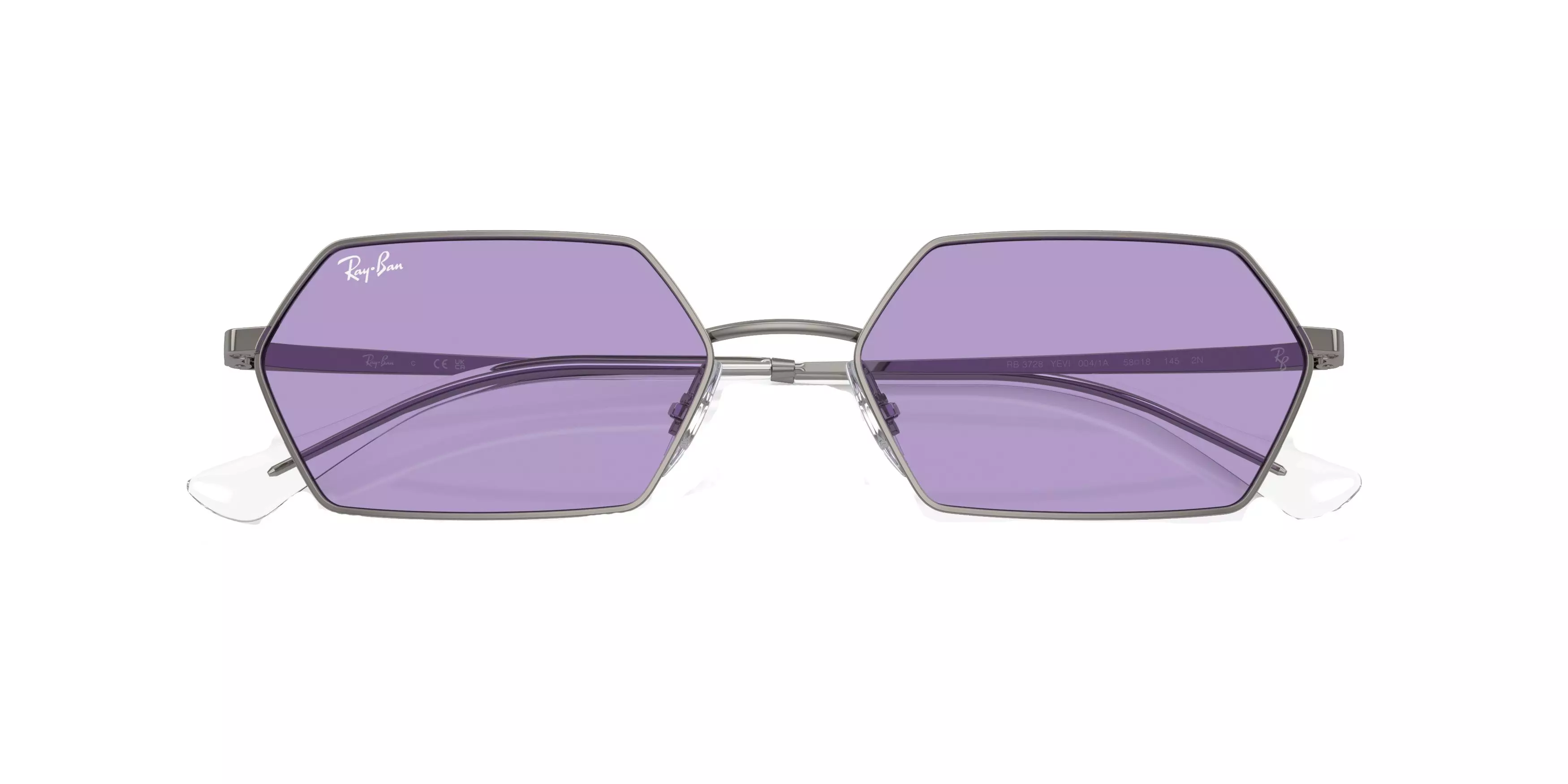Ray-Ban Yevi Sunglasses - GREY/PURPLE