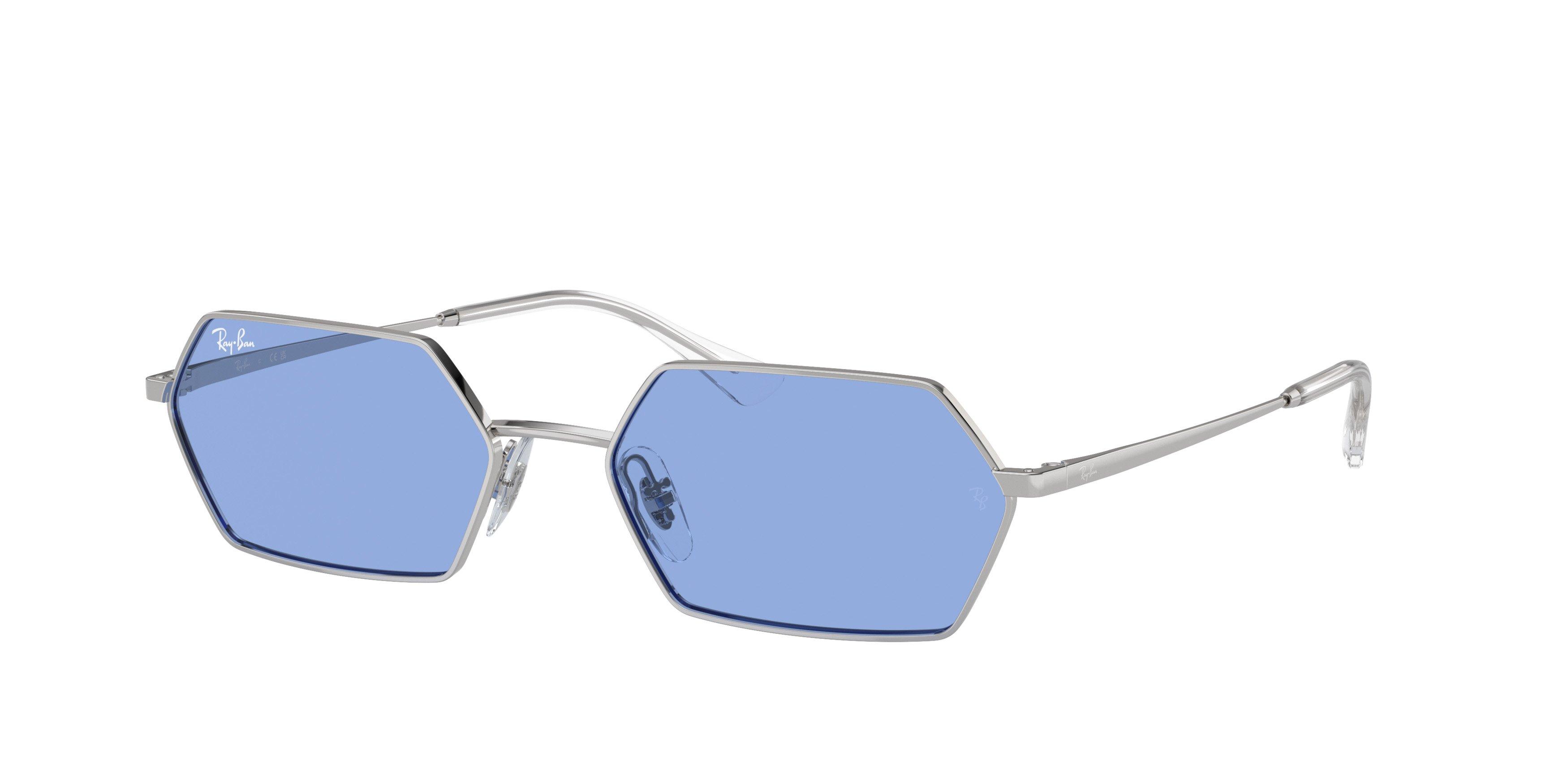 Ray-Ban Yevi Sunglasses - SILVER/BLUE Thumbnail View 1