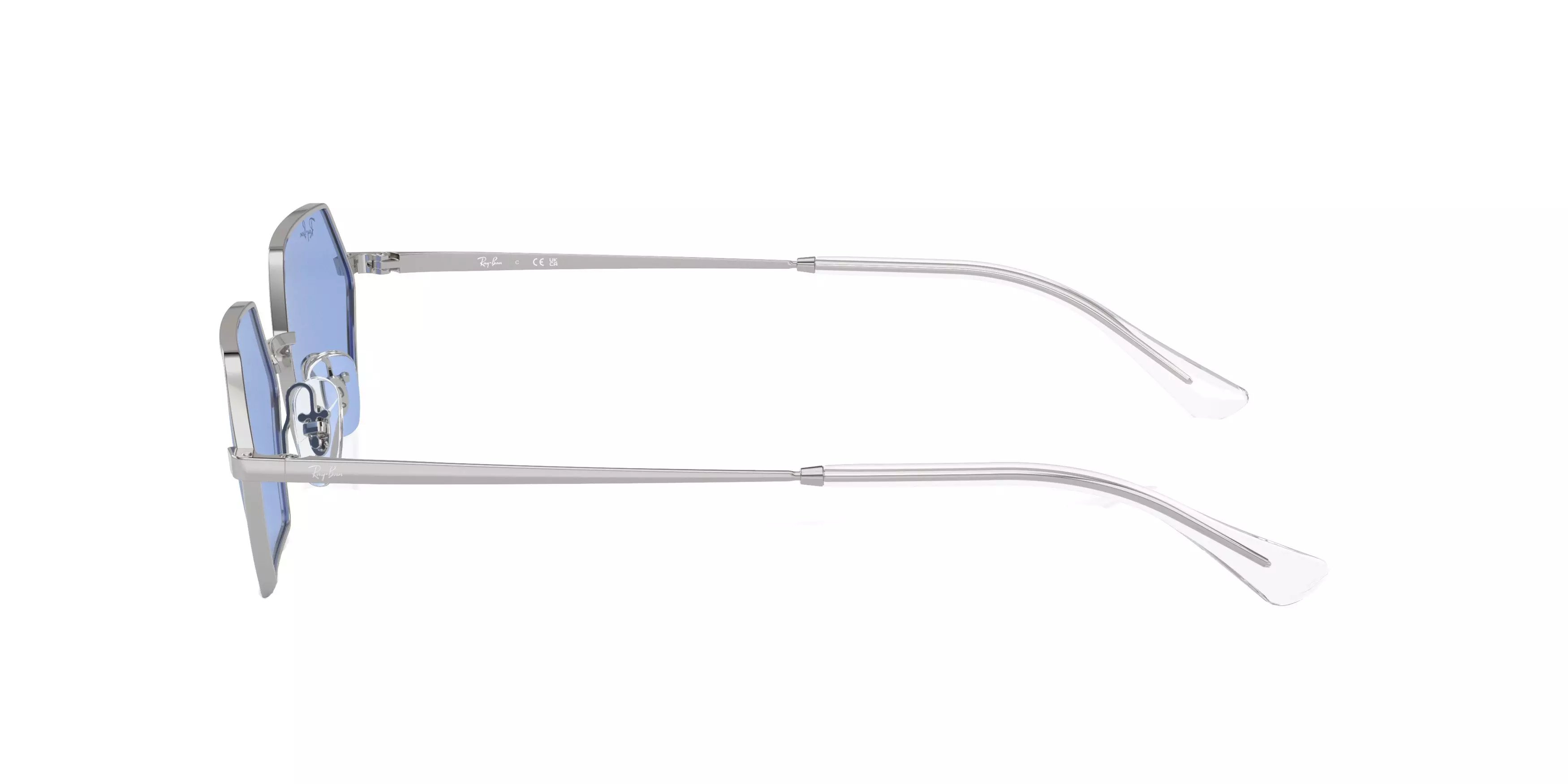 Ray-Ban Yevi Sunglasses - SILVER/BLUE