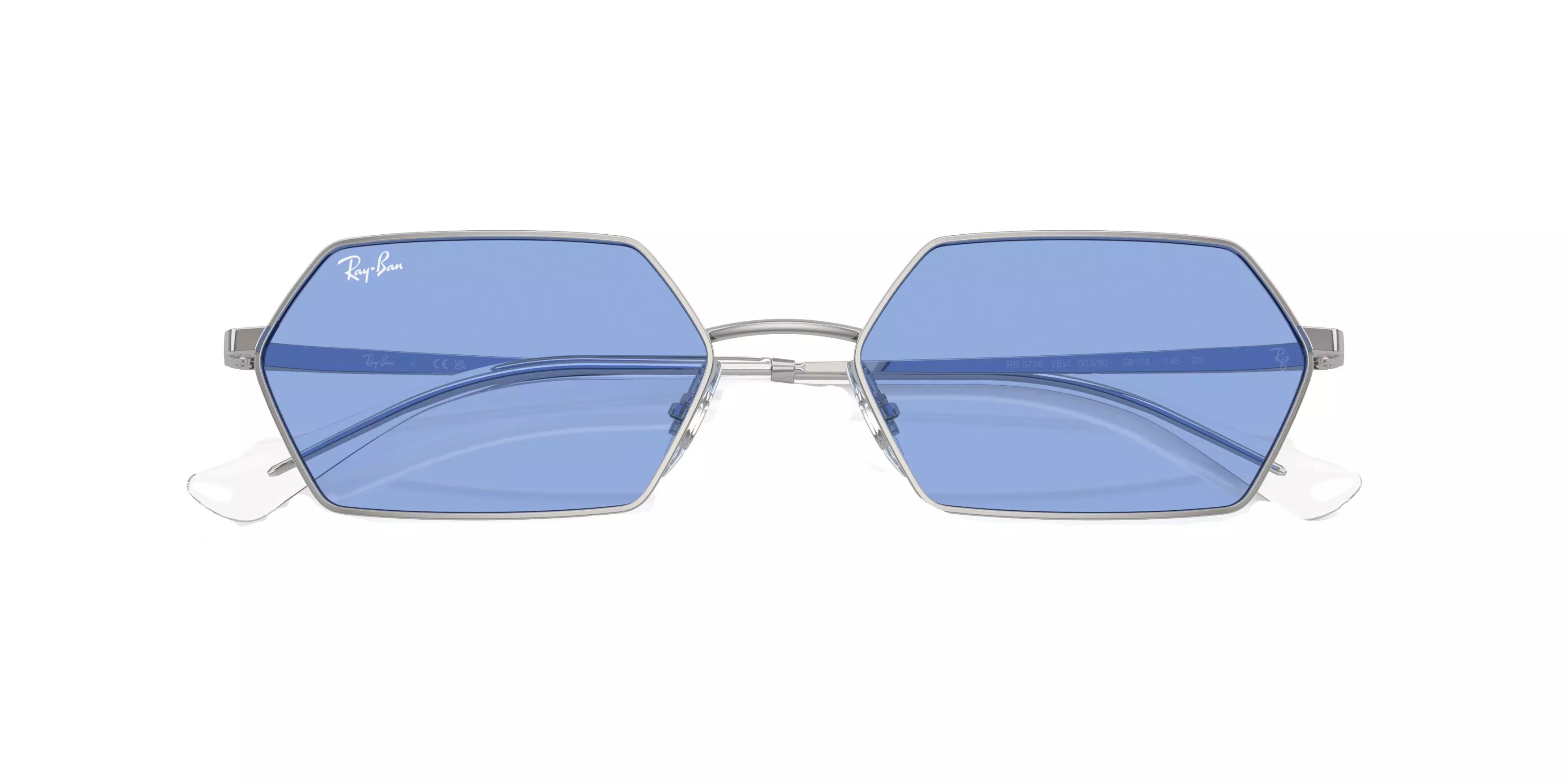 Ray-Ban Yevi Sunglasses - SILVER/BLUE