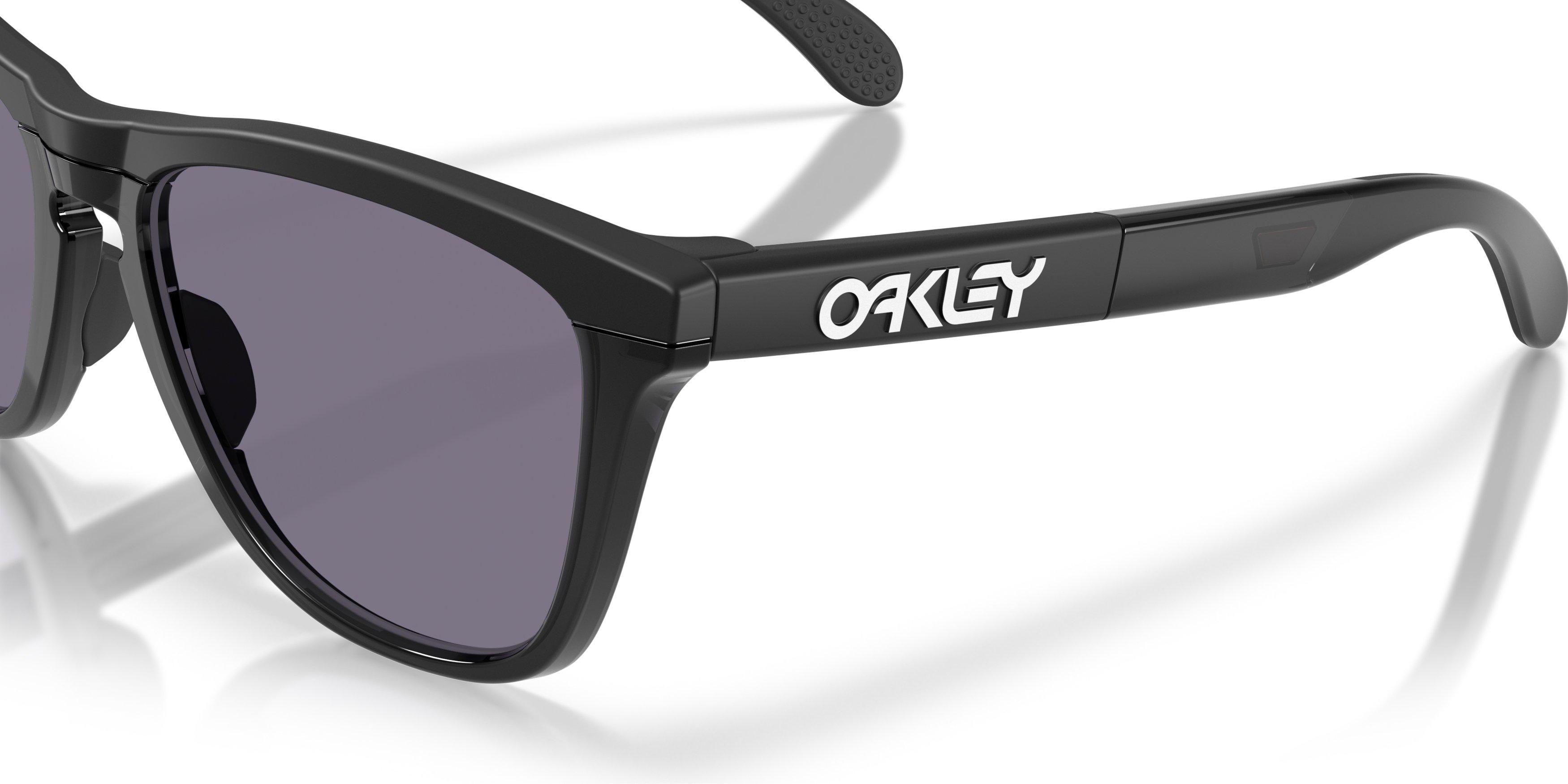 Oakley Frogskins Range XL Prizm Grey Sunglasses &ndash; Matte Black - BLACK/GREY Thumbnail View 4
