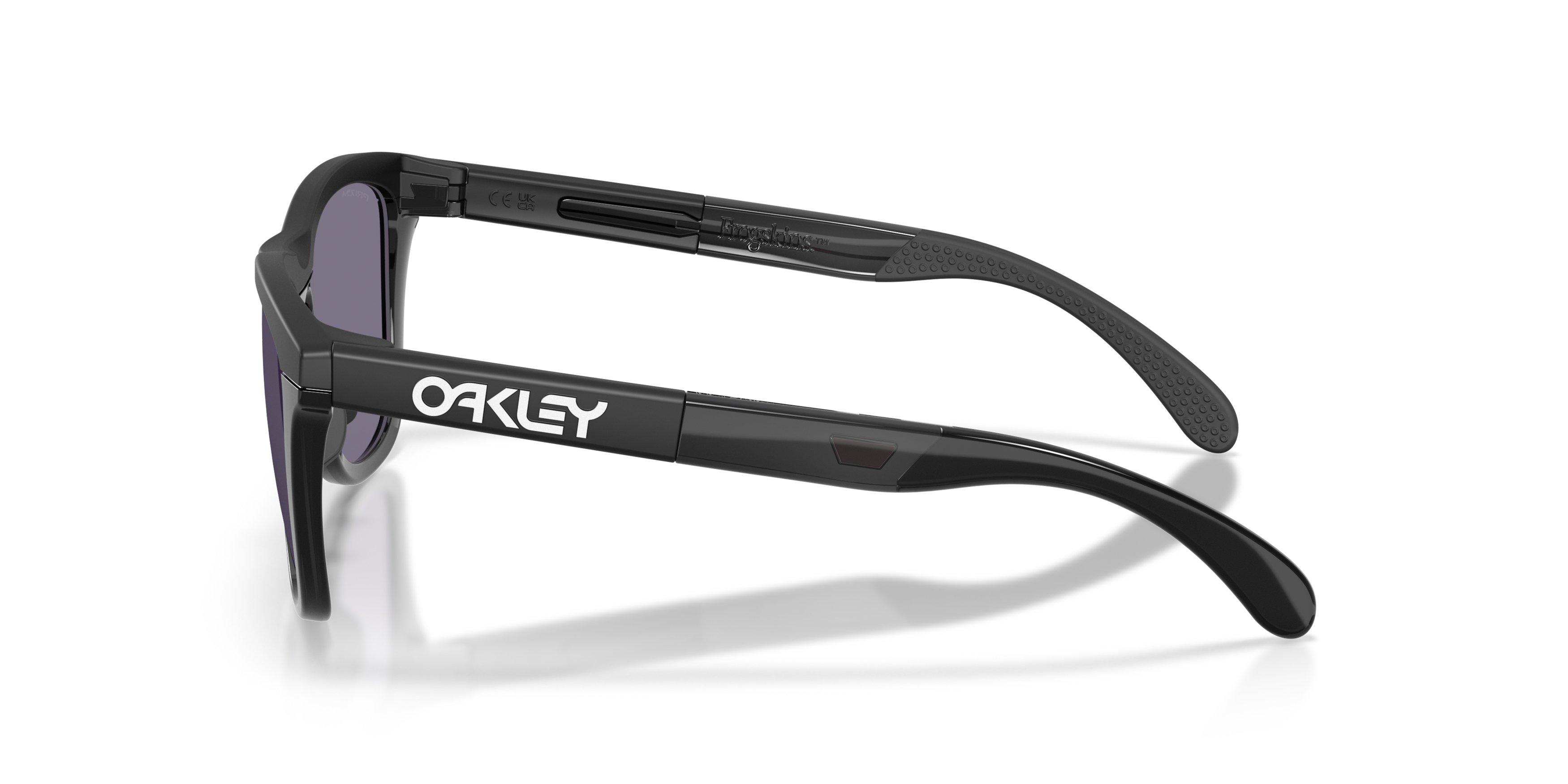 Oakley Frogskins Range XL Prizm Grey Sunglasses &ndash; Matte Black - BLACK/GREY Thumbnail View 6